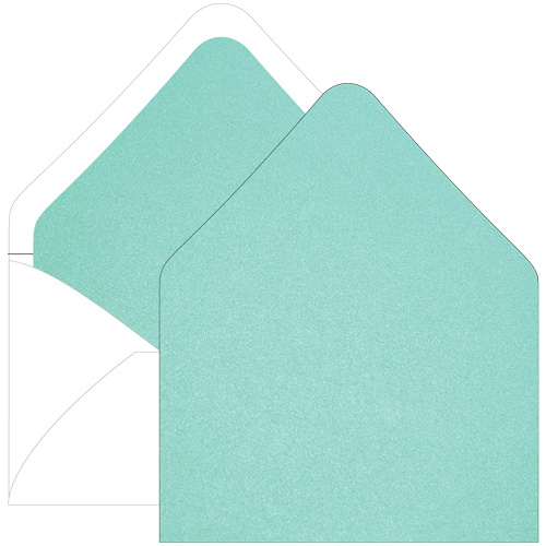Lagoon Euro Flap Envelope Liner - A9 Stardream Metallic