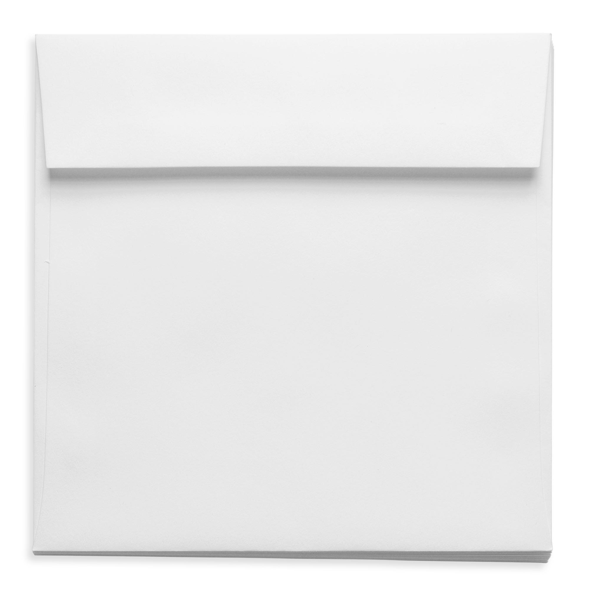 Radiant White Square Envelopes 6 1/2 x 6 1/2 LCI Smooth 70T