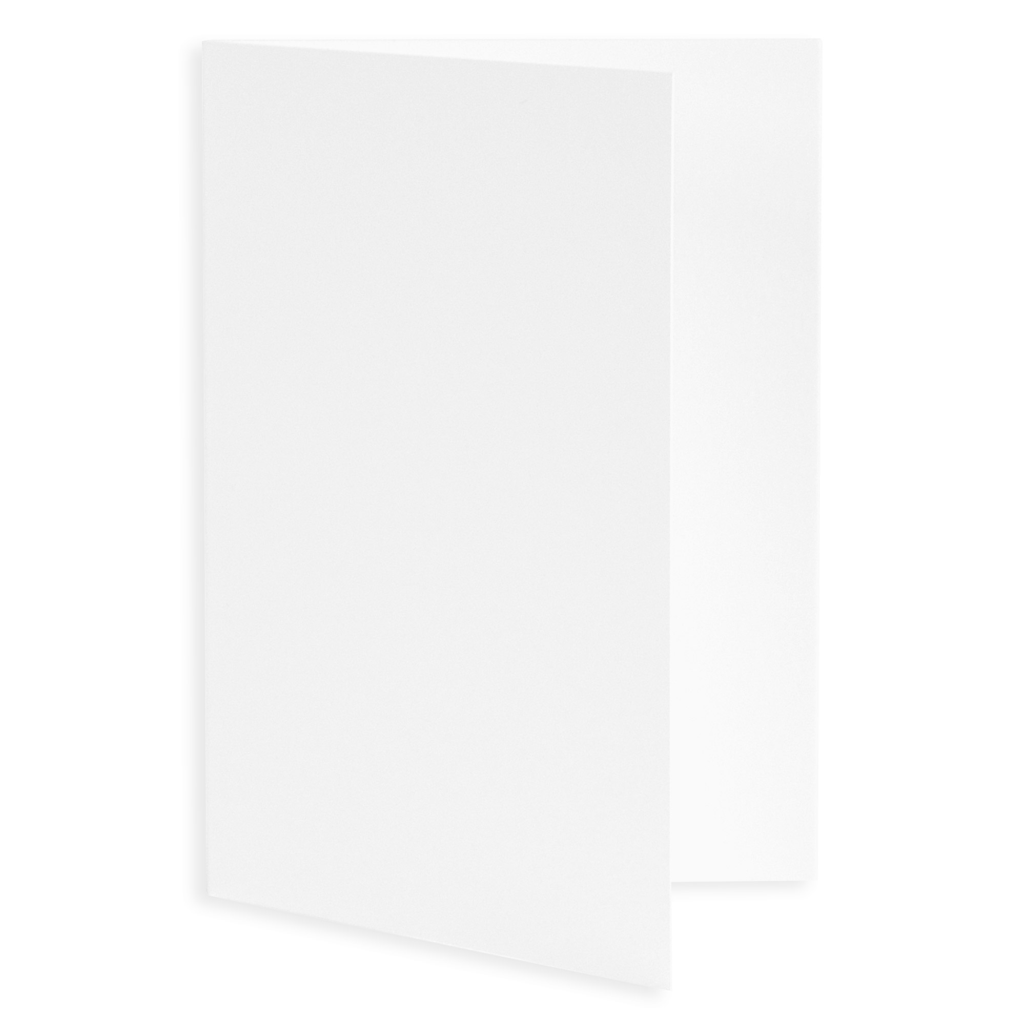 Radiant White Folded Card - A7 LCI Smooth 5 1/8 x 7 65C