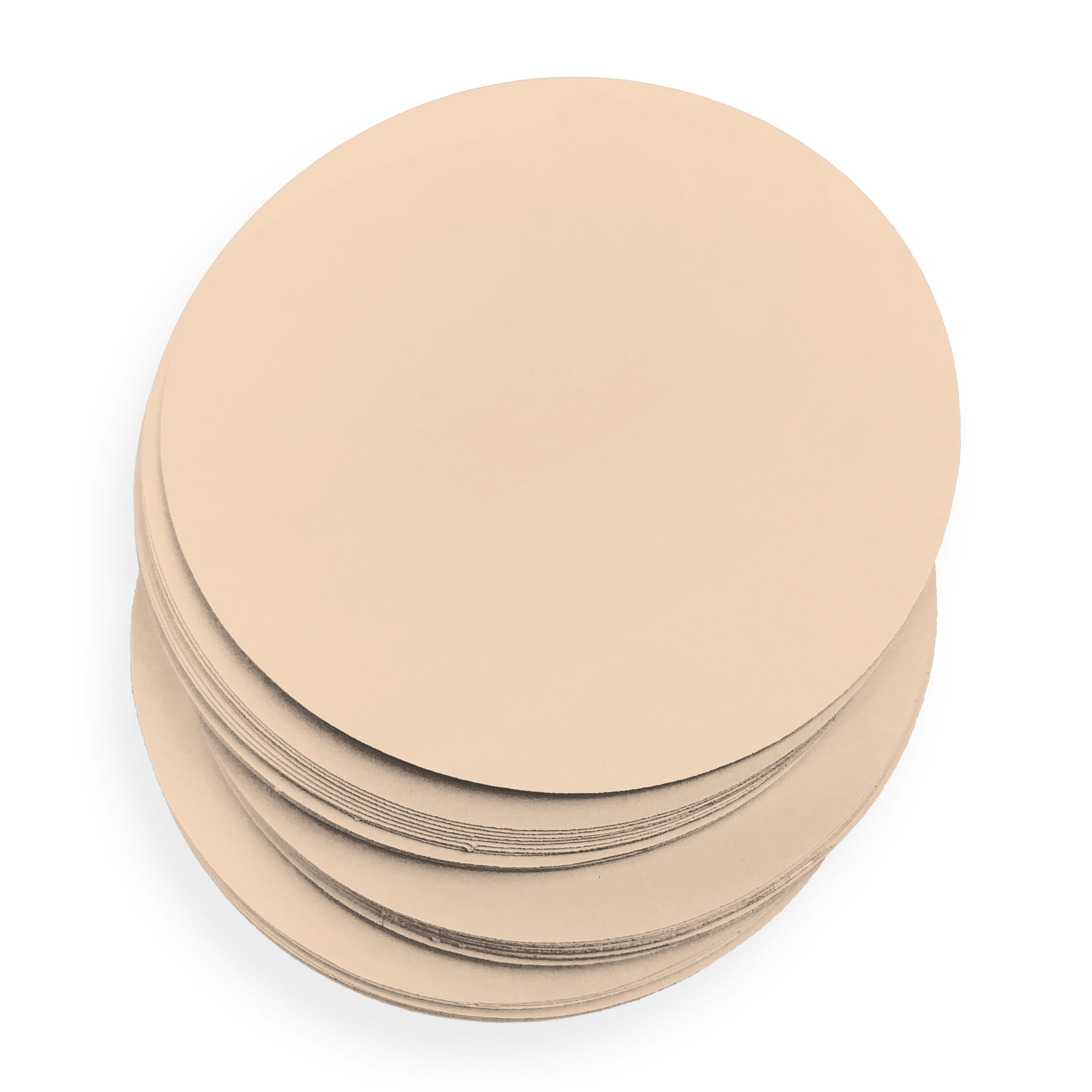 Recycled Blush Round Card - 8 x 8 Round Gmund Used (03) 111C