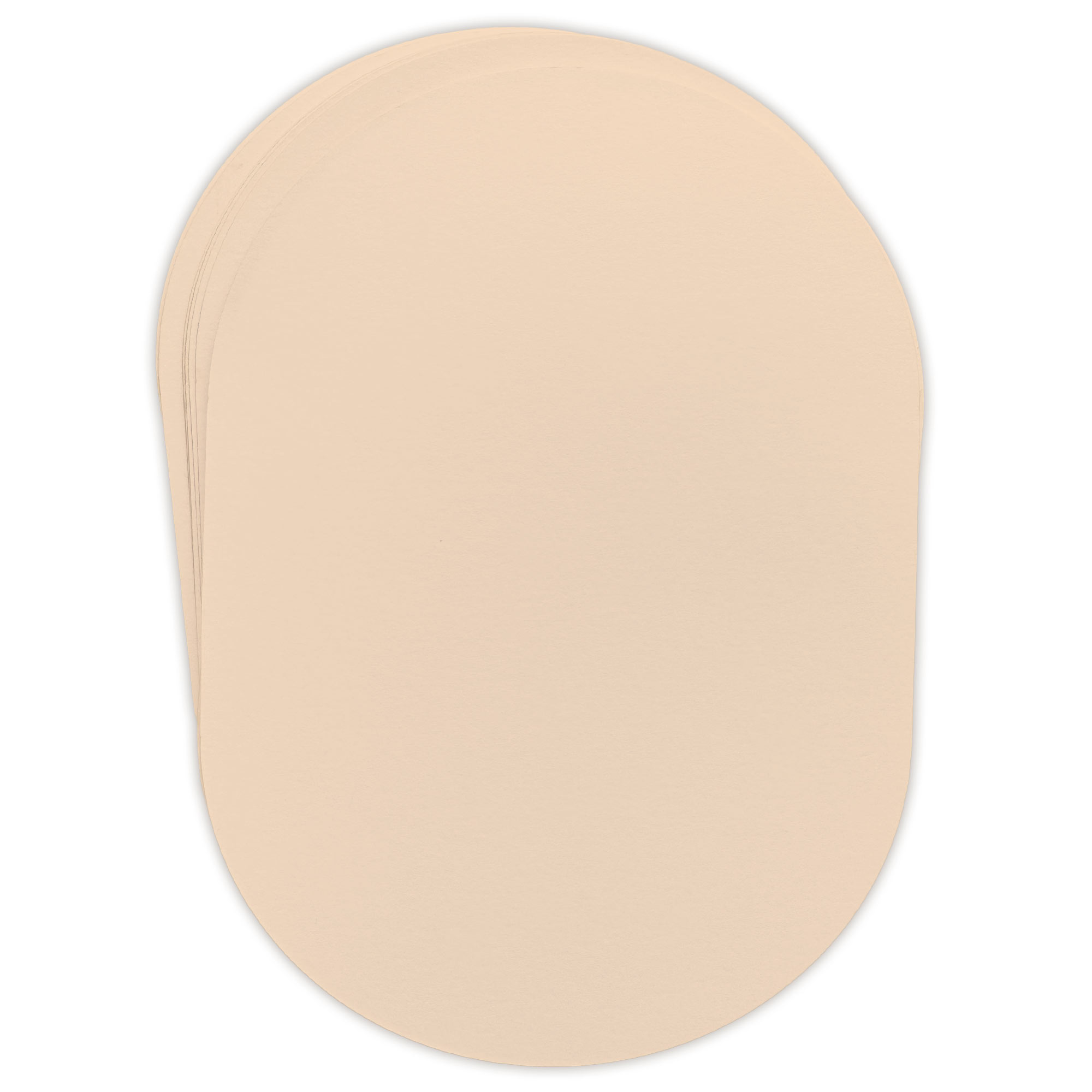 Recycled Blush Double Arch Card - A2 Gmund Used (03) 4 1/4 x 5 1/2 111C