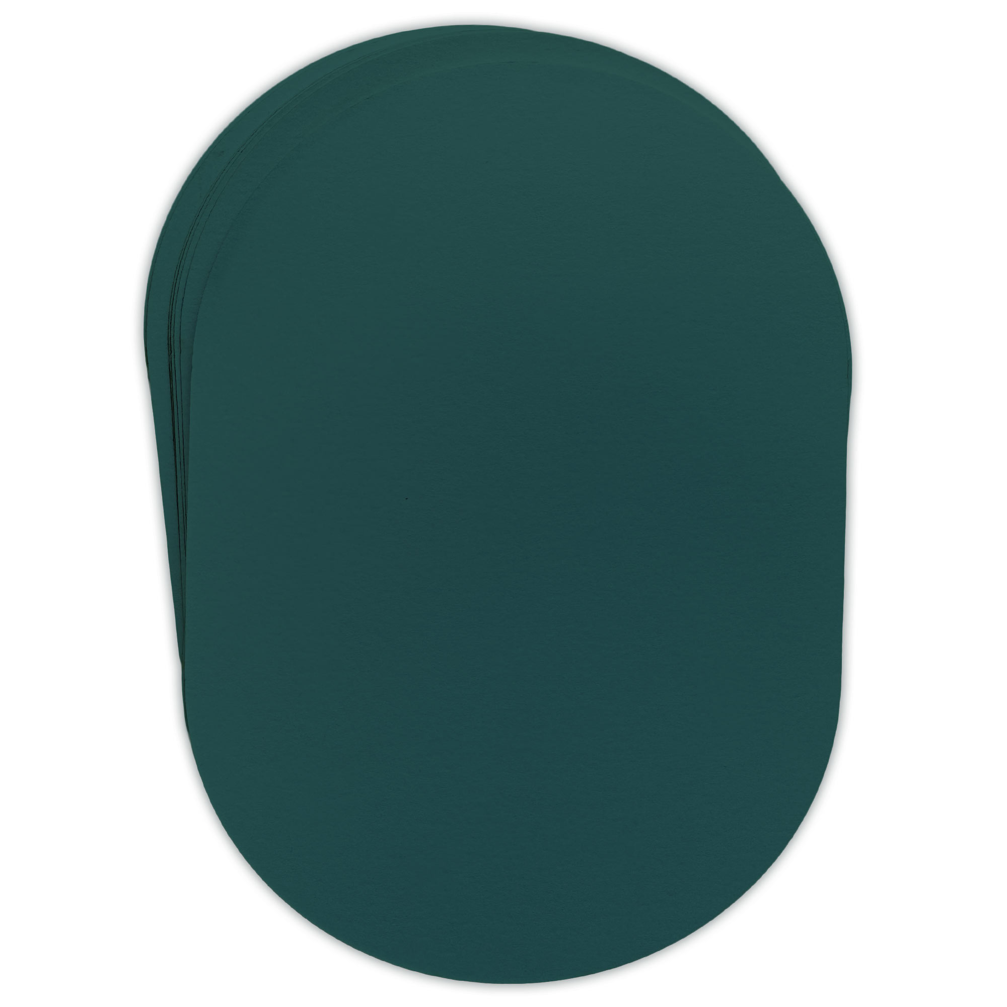 Recycled Dark Green Double Arch Card - A7 Gmund Used (8) 5 x 7 111C