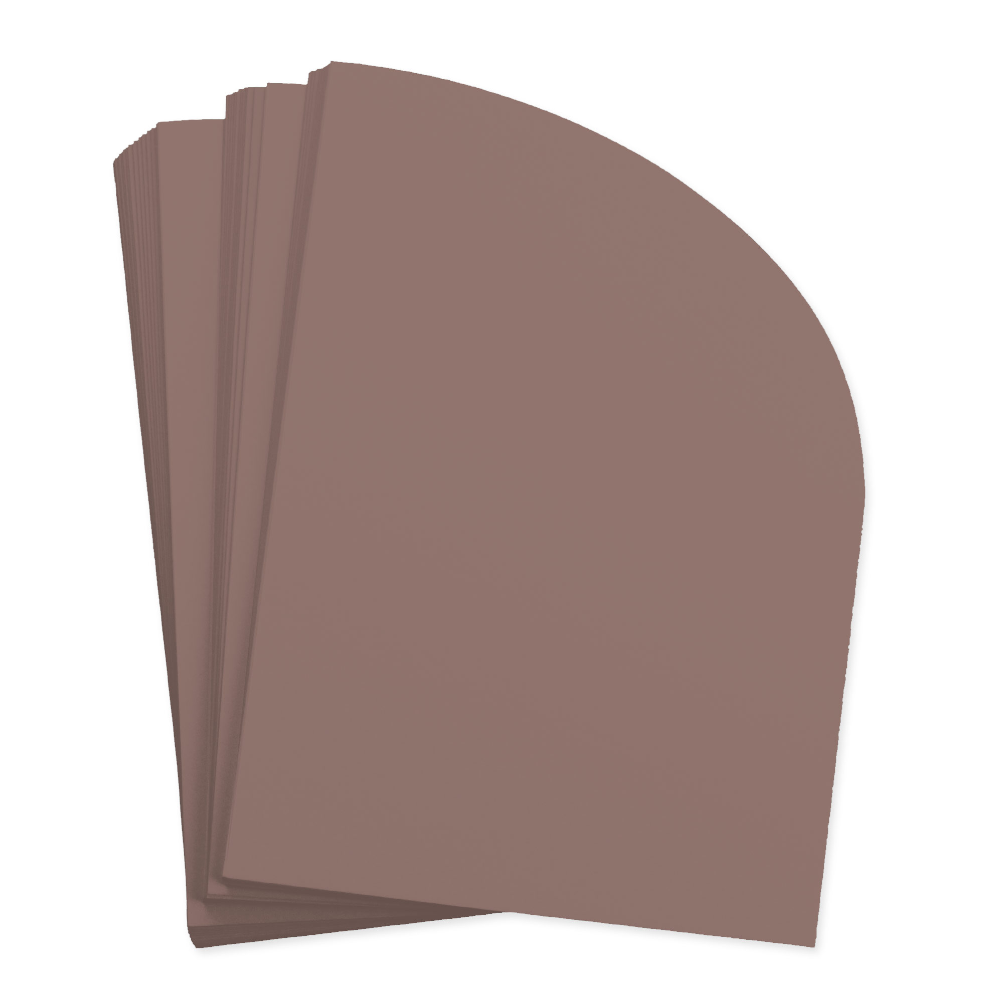 Recycled Light Purple Half Arch Shaped Card - A7 Gmund Used (4) 5 x 7 111C