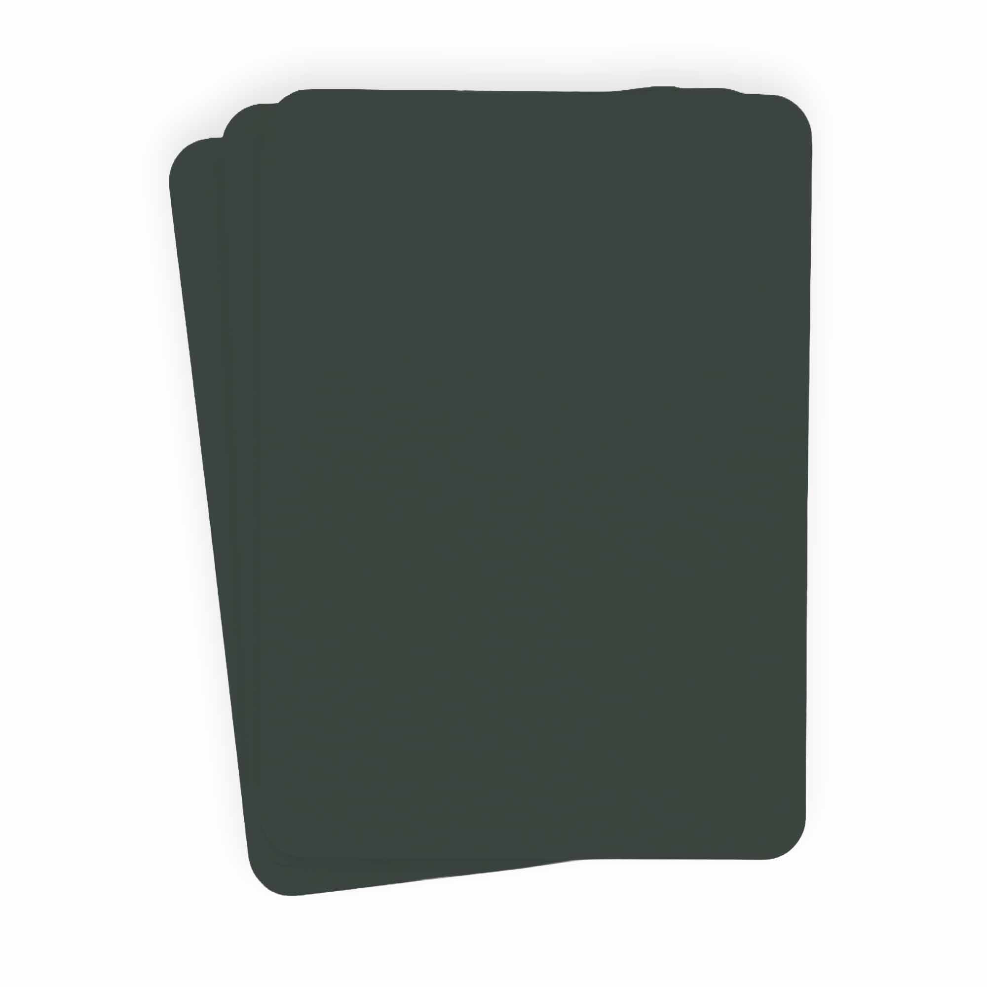 Recycled Dark Gray Rounded Edge Card - A2 Gmund Used (2) 4 1/4 x 5 1/2 111C