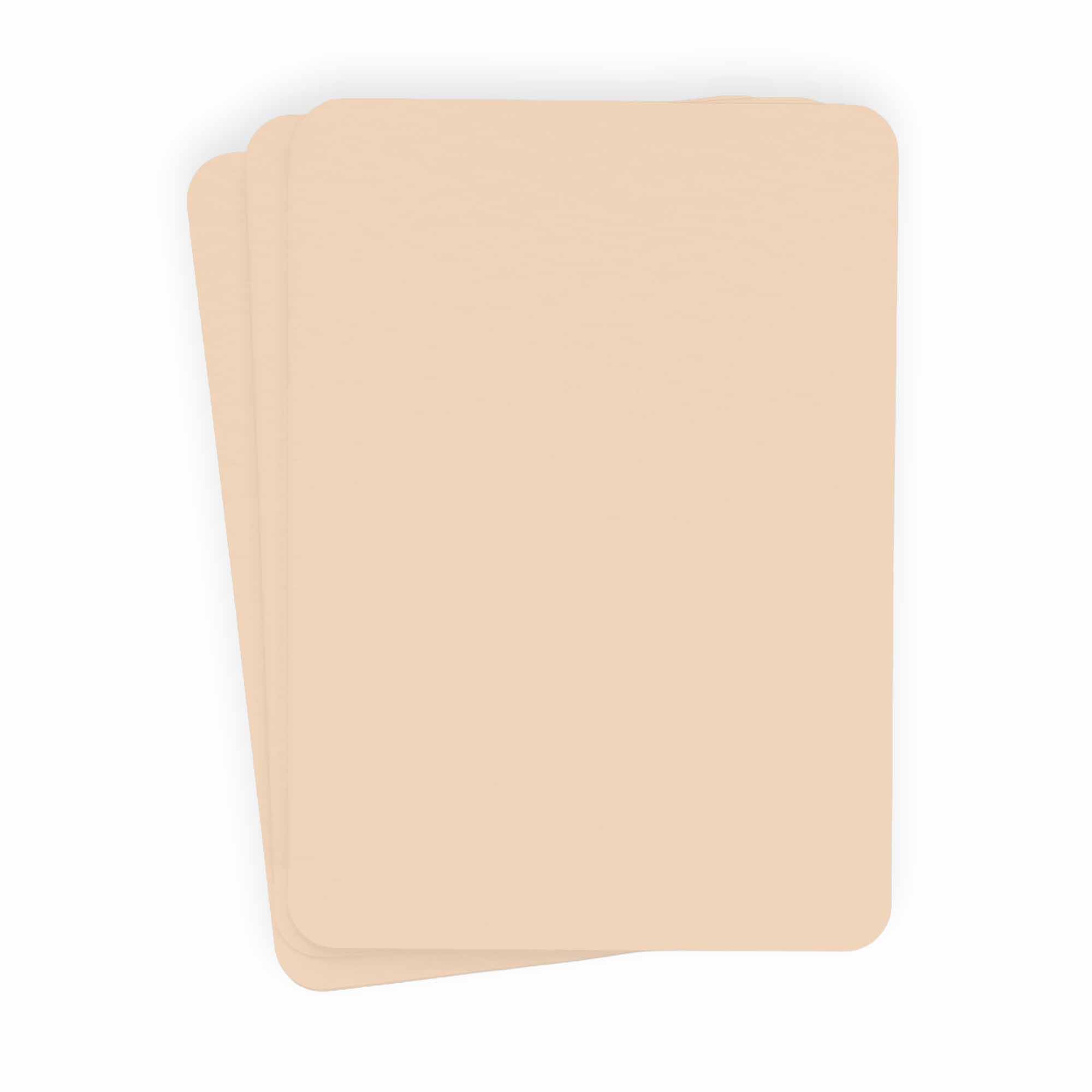 Recycled Blush Rounded Edge Card - A7 Gmund Used (03) 5 x 7 111C