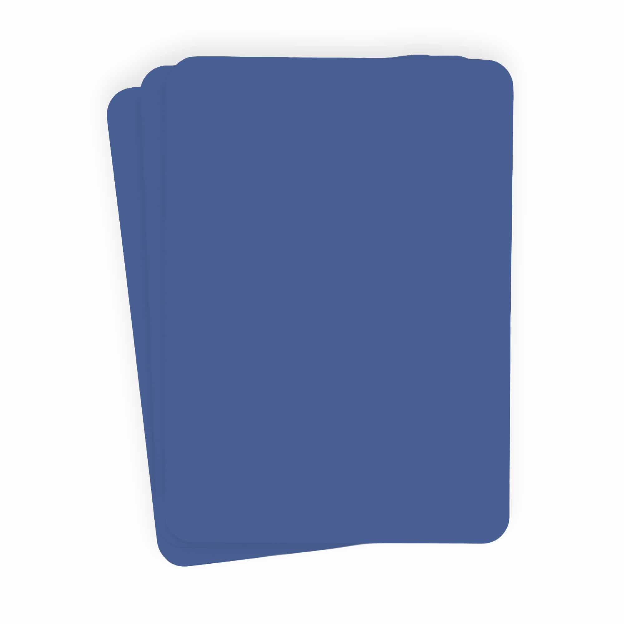 Recycled Blue Rounded Edge Card - A7 Gmund Used (9) 5 x 7 111C