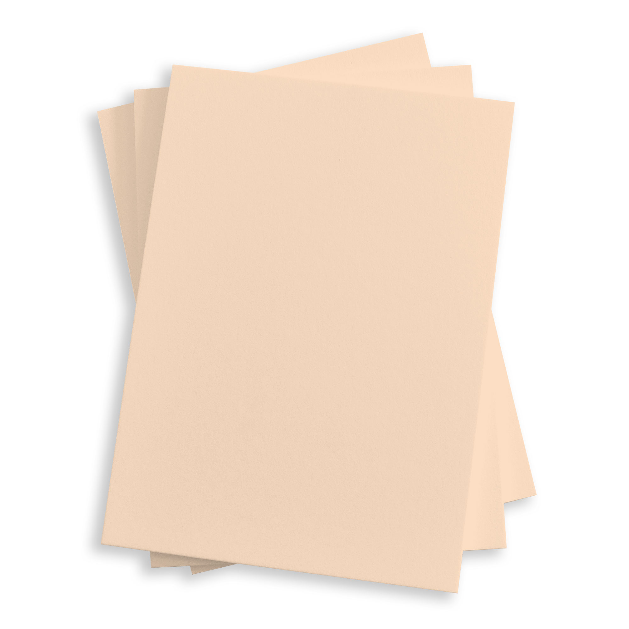 Recycled Blush Flat Card - A2 Gmund Used (03) 4 1/4 x 5 1/2 111C