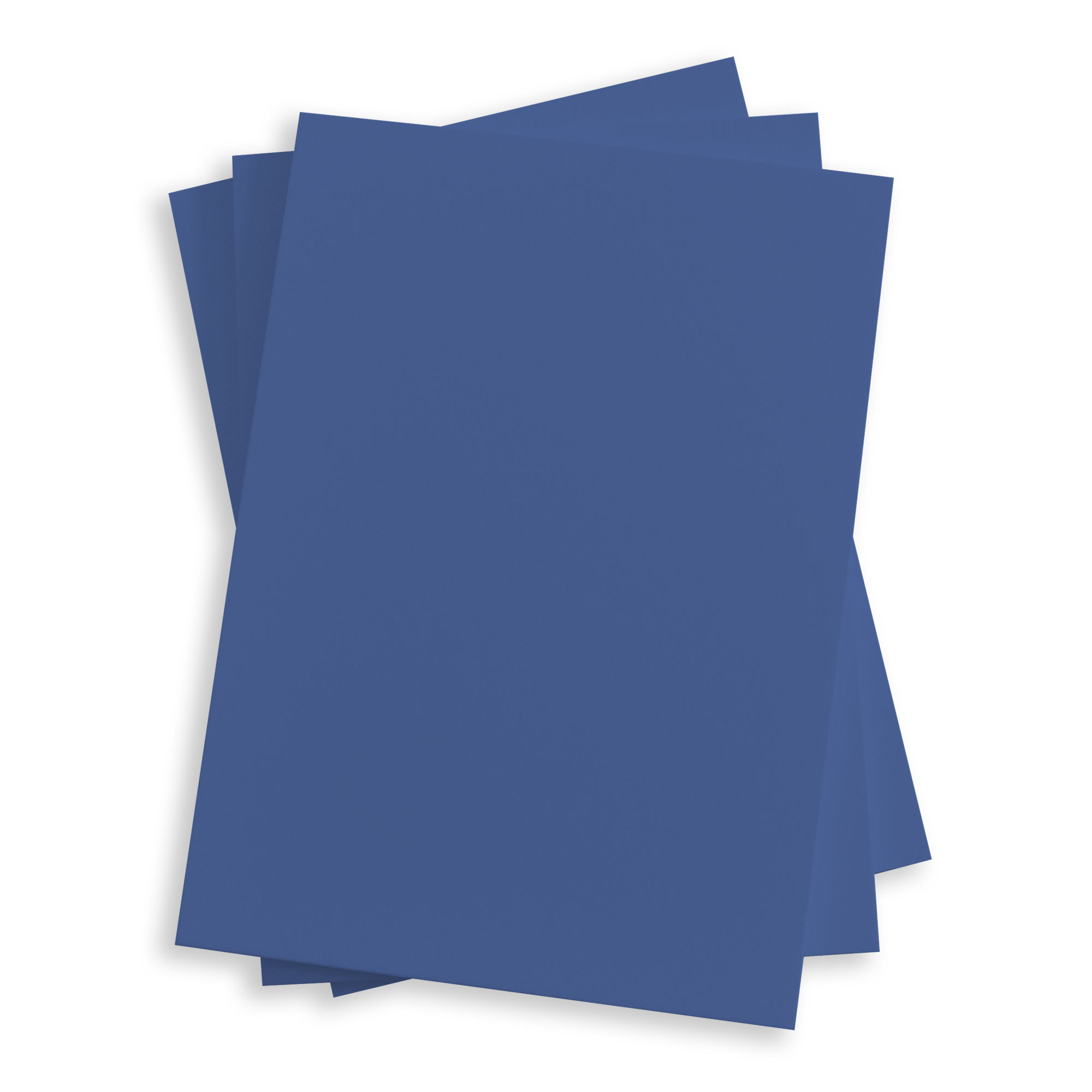 Recycled Blue Flat Card - A2 Gmund Used (9) 4 1/4 x 5 1/2 111C