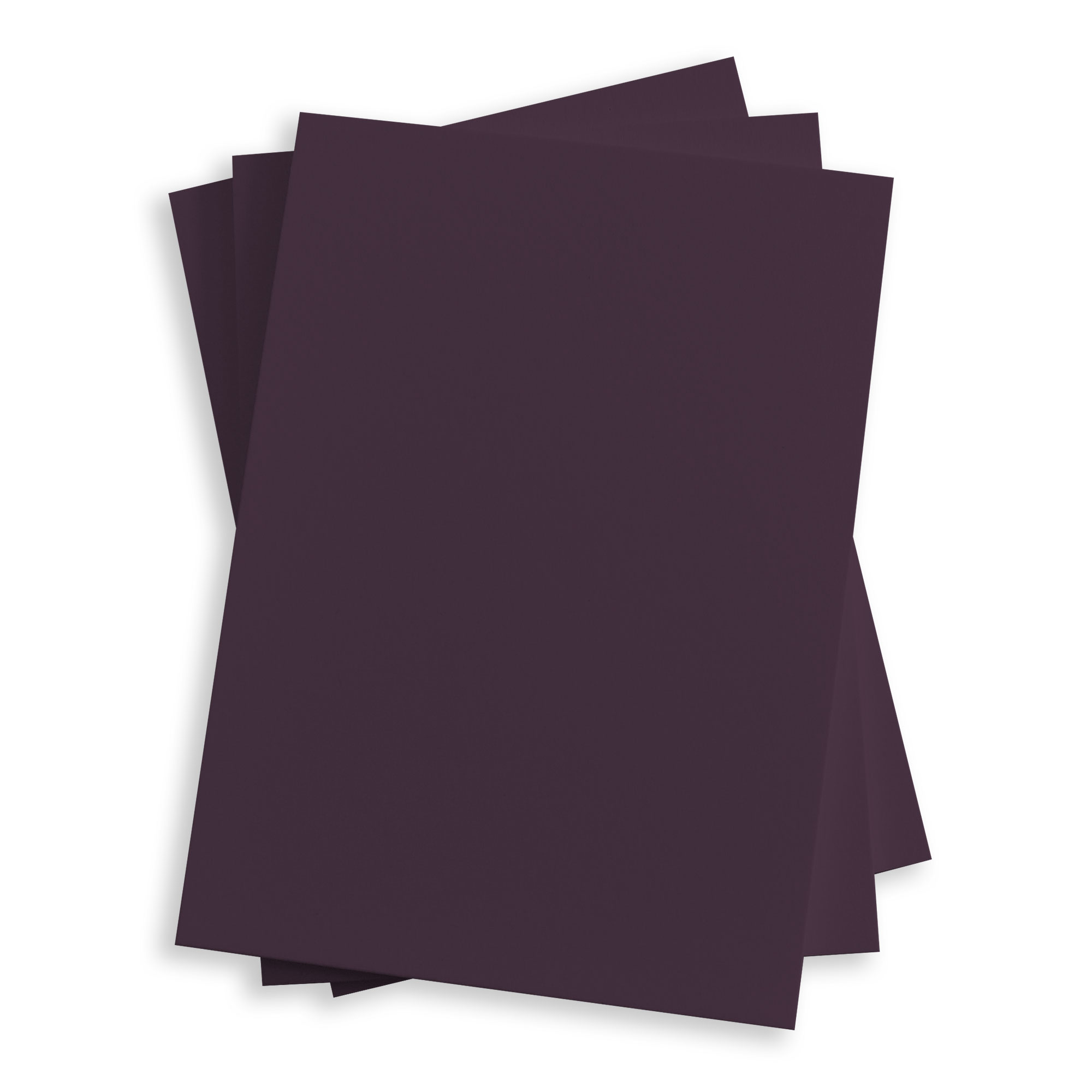 Recycled Dark Purple Flat Card - A7 Gmund Used (5) 5 1/8 x 7 111C
