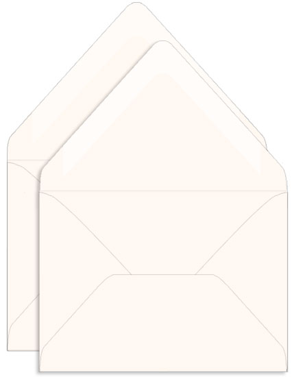 Powder Pink Double Envelopes - A7 Gmund Colors Matt 5 1/4 x 7 1/4 Euro Flap 81T