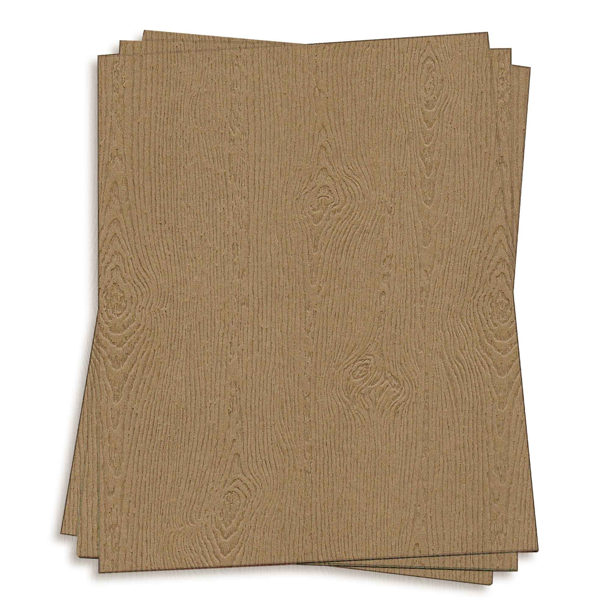 Tindalo Brown Paper - 27 x 39 Gmund Wood Grain 68lb Text