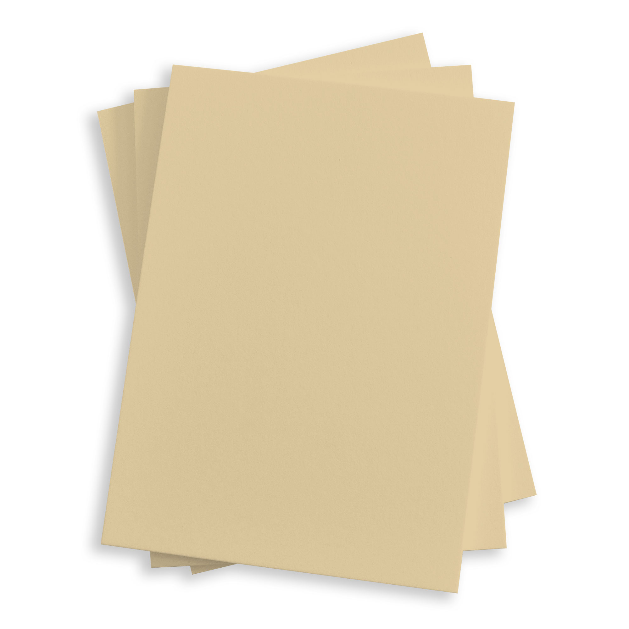 Wheat Tan Flat Card - A7.5 Gmund Colors Matt 5 3/8 x 7 1/4 111C