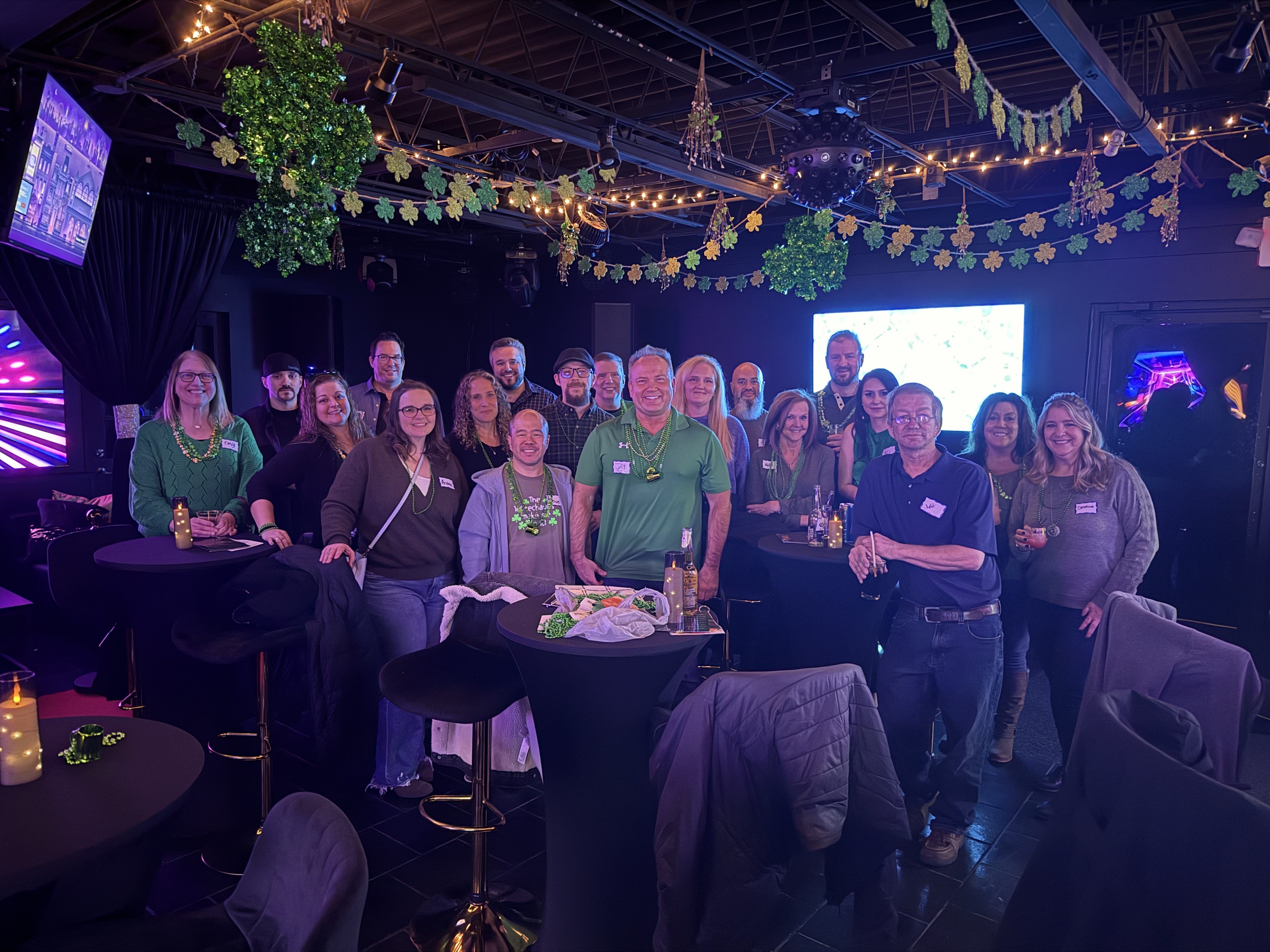 St. Patrick's celebration with friends