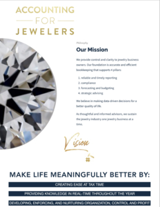 Accounting for Jewelers