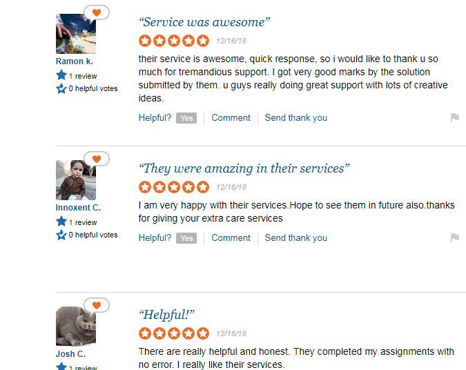 online assignment writing reviews