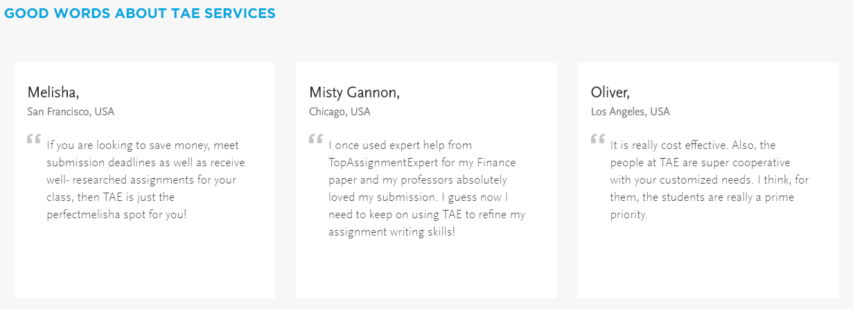 TopAssignmentExperts Reviews