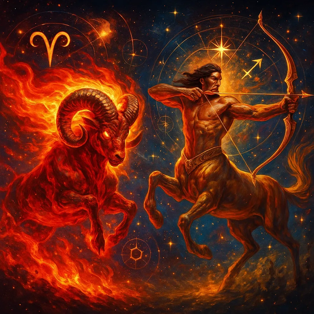 Aries Sagittarius Match: The Untamed Alliance