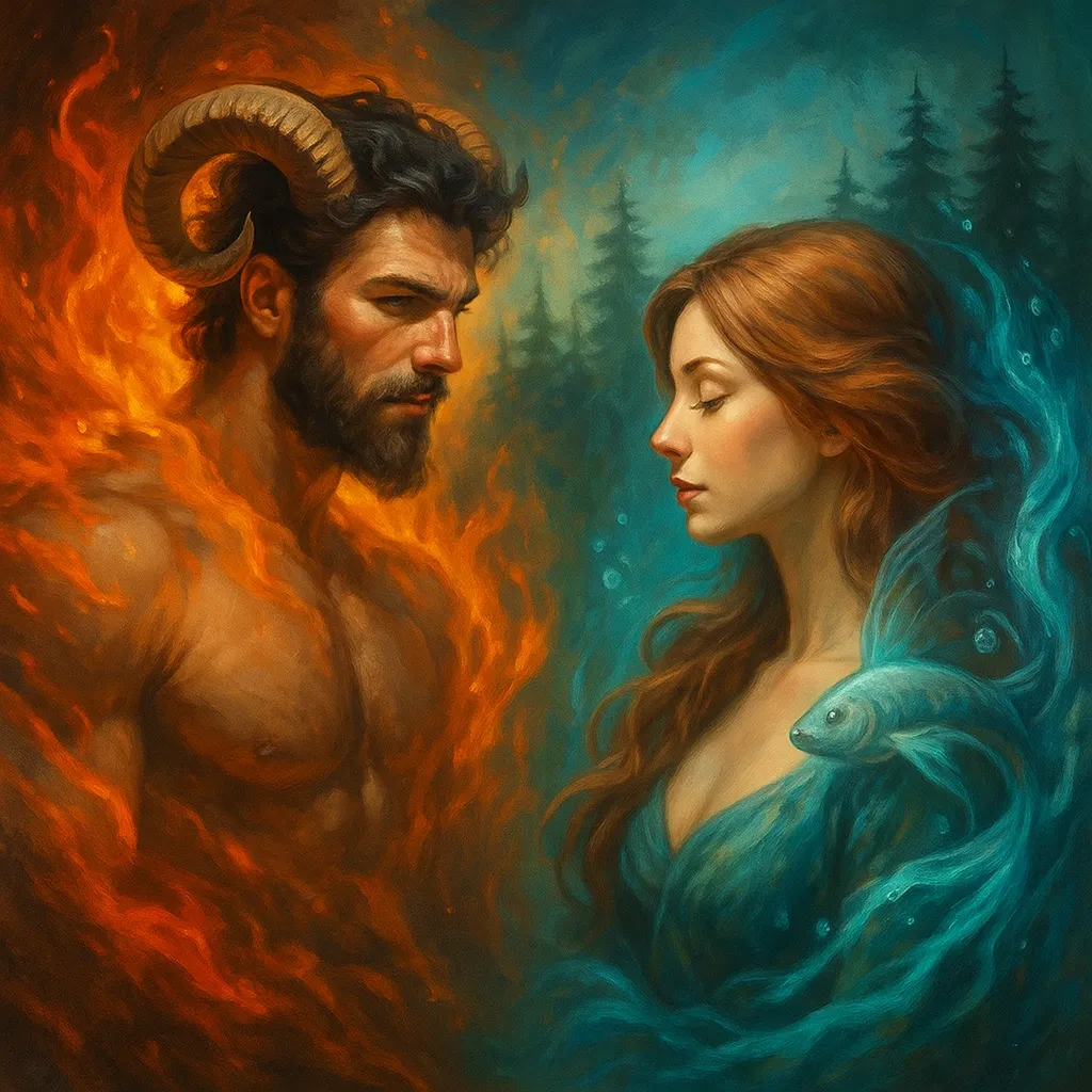 Aries and Pisces Relationship Guide: Man & Woman Astro Contrast