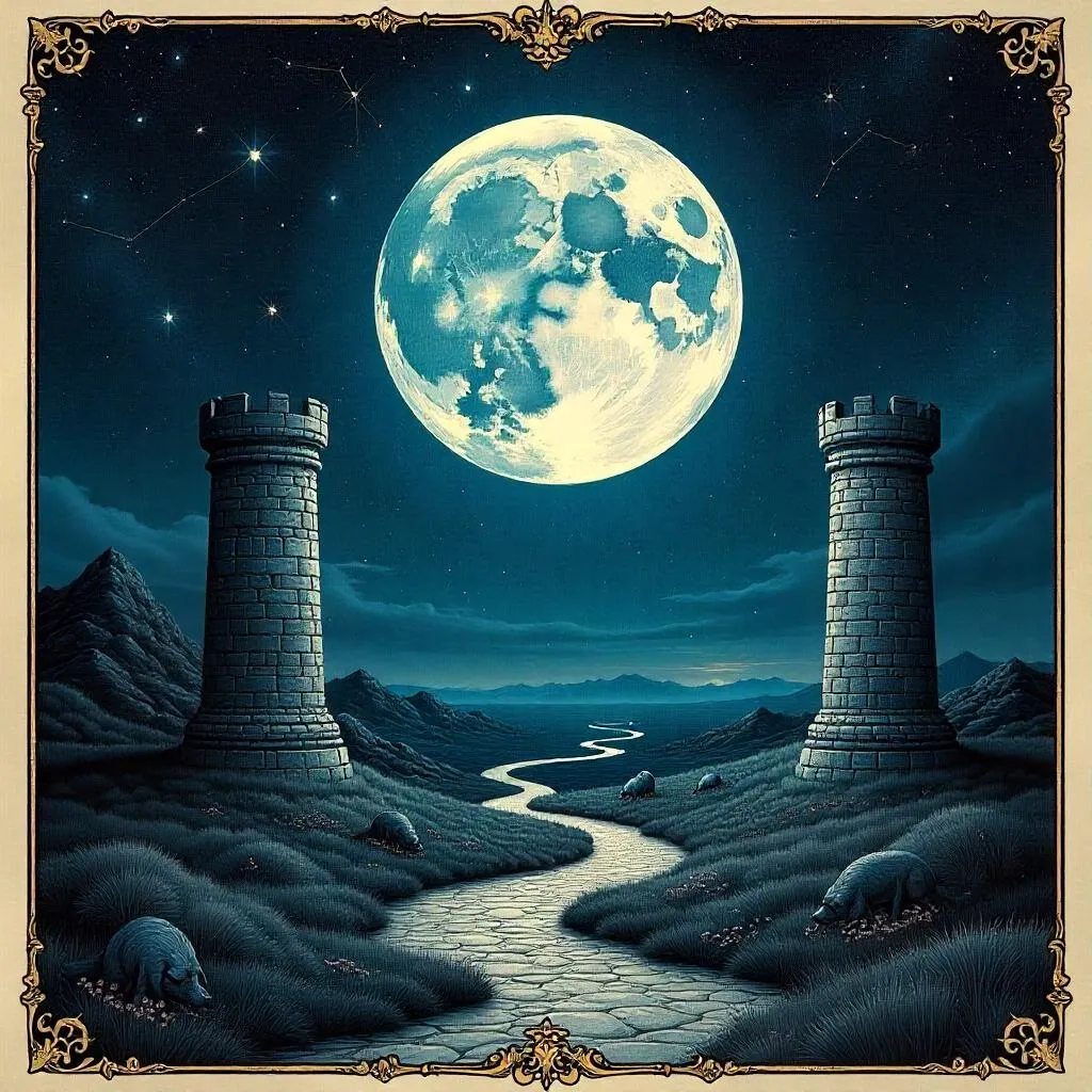 The Moon Tarot Card: Major Arcana Meanings