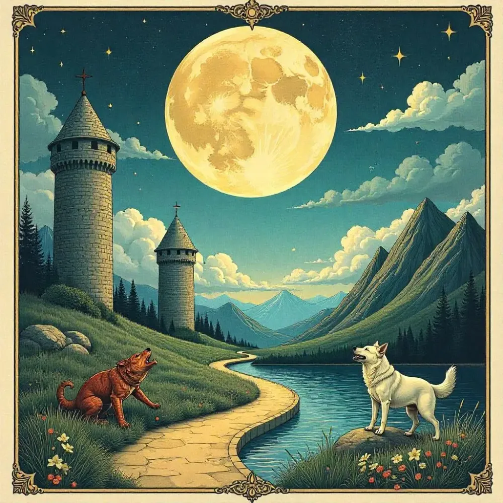 The Moon Tarot Card Meaning_Major Arcana.webp