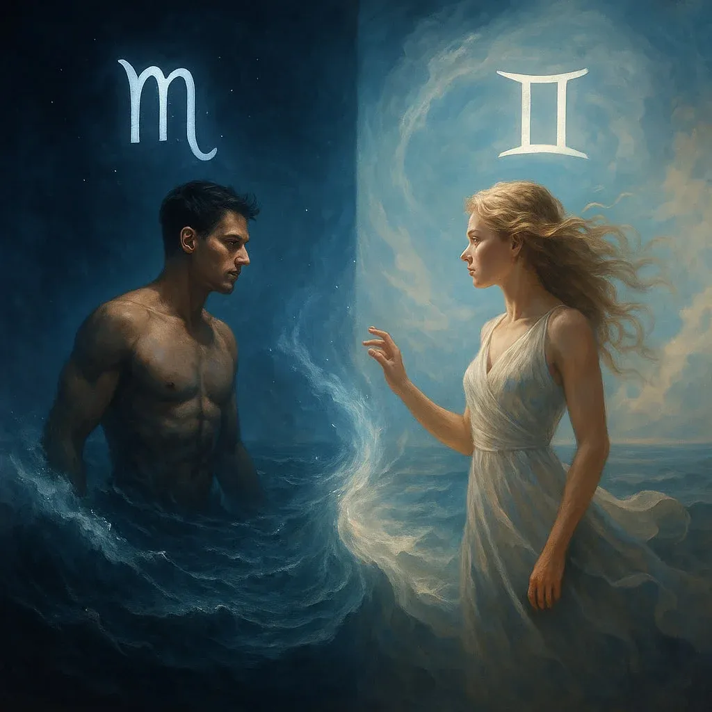 Gemini and Scorpio Compatibility: Air and Water Ever Mix