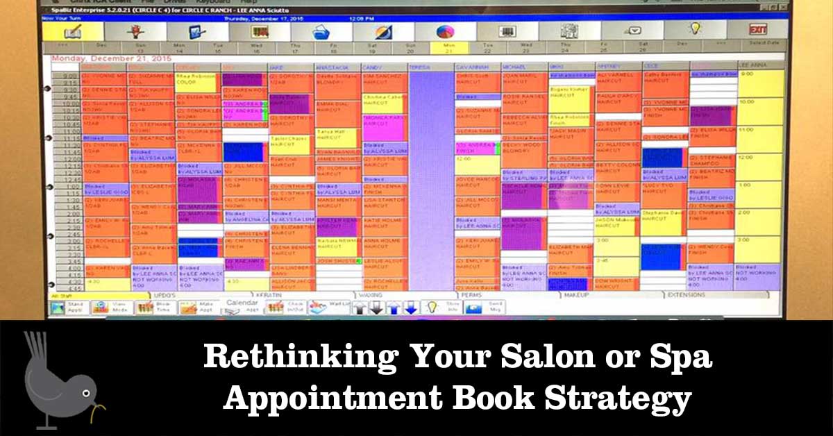 Rethinking Your Salon or Spa Appointment Book Strategy