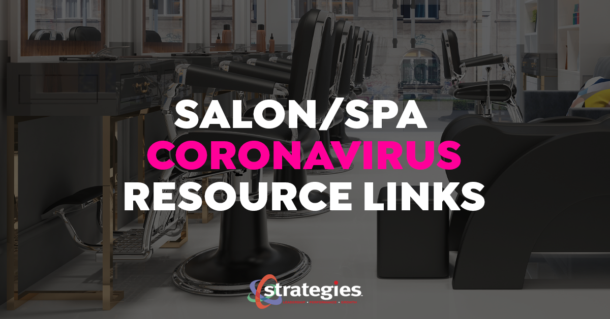 Salon/Spa Coronavirus Resource Links
