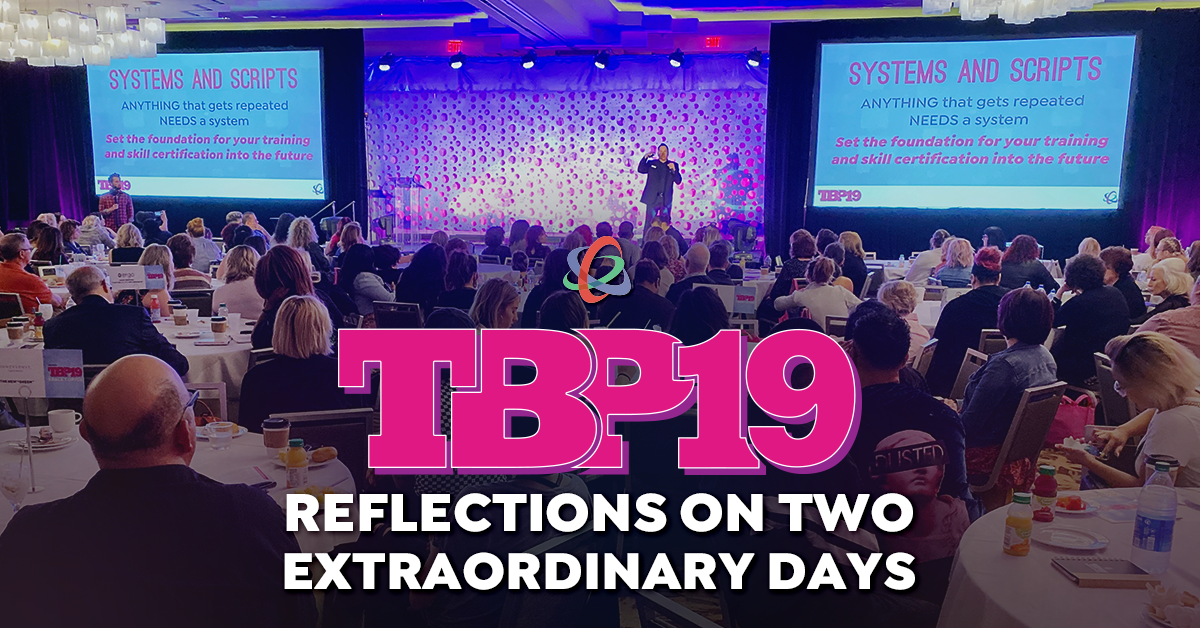TBP19 — Reflections on Two Extraordinary Days