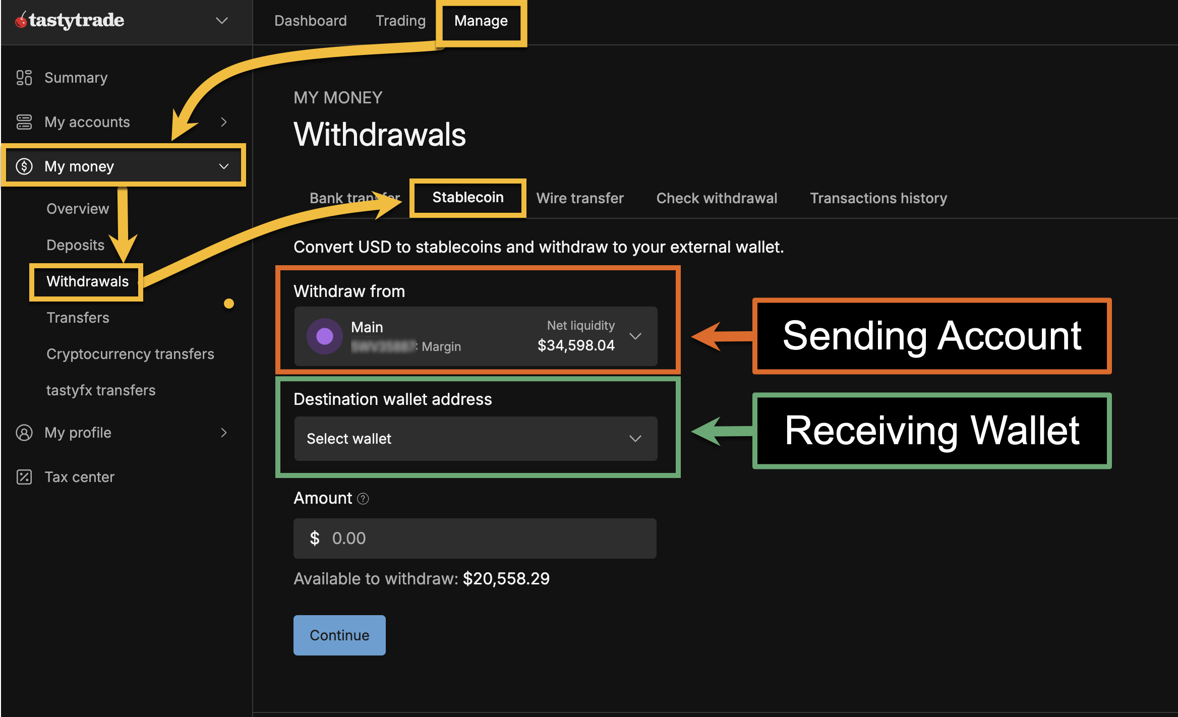Stablecoin Transfers