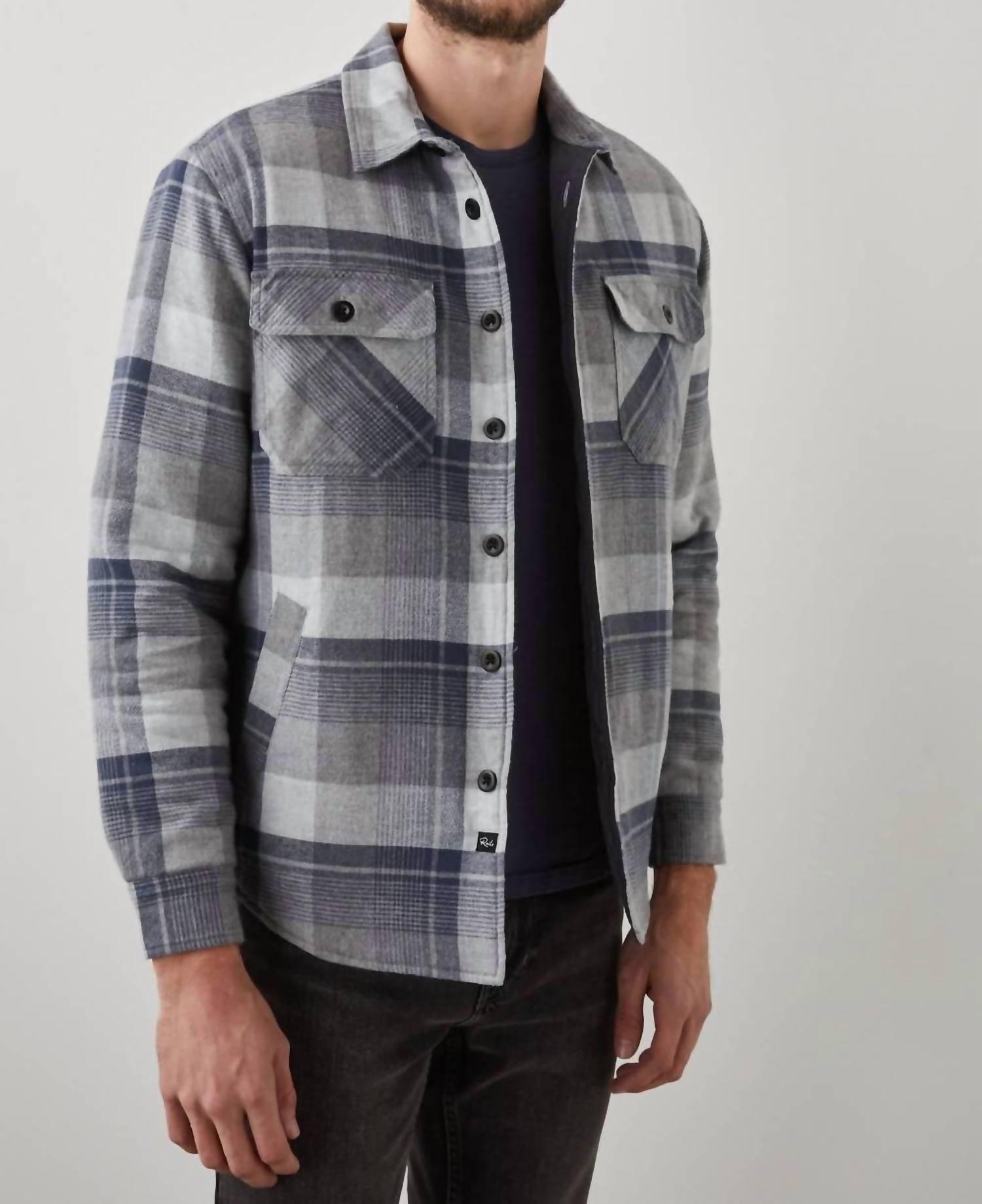 Rails Worthing Jacket Slate Mist Heather