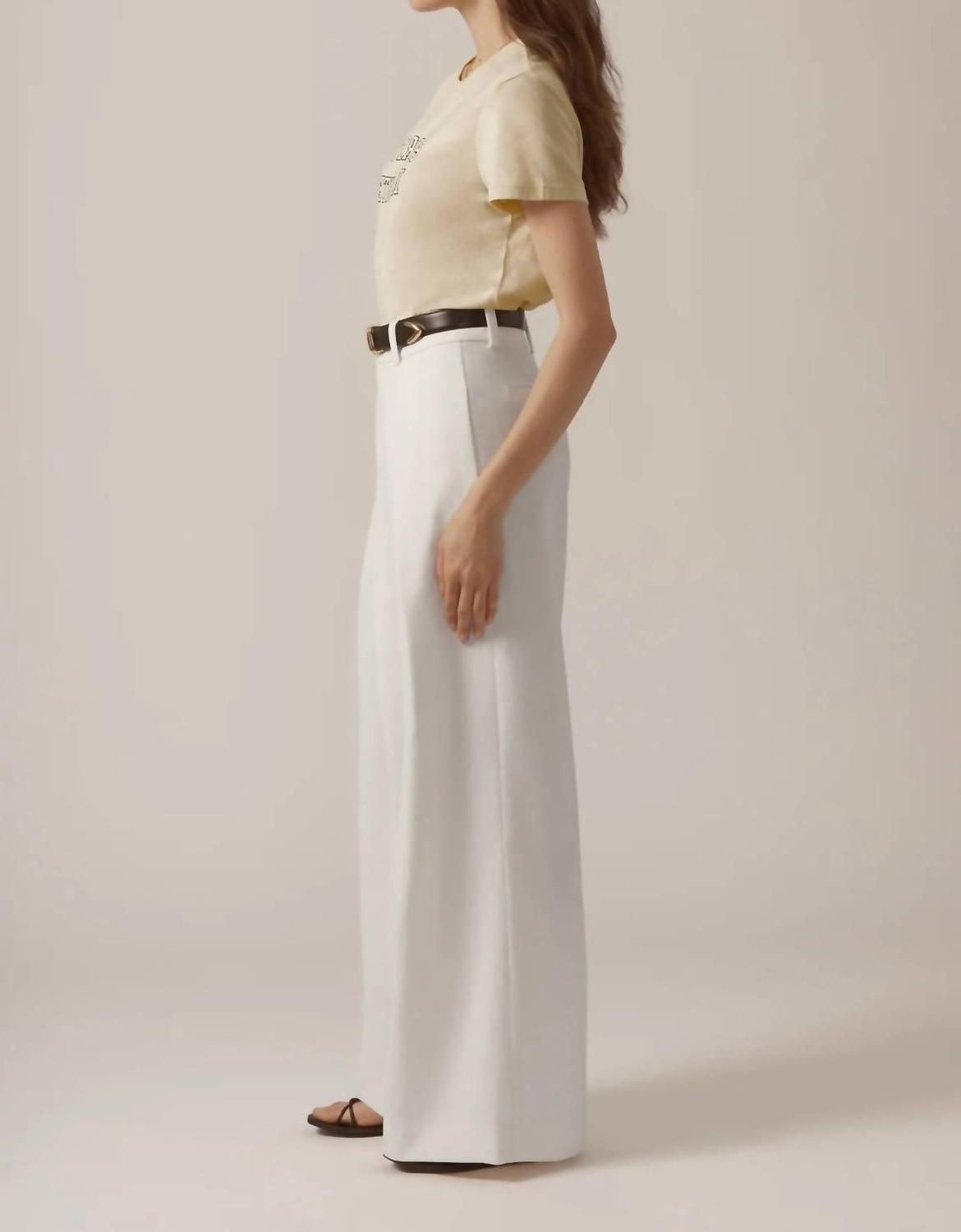 Favorite Daughter Cropped Collegiate Tee French Oak/snow White - Bild 4 von 16