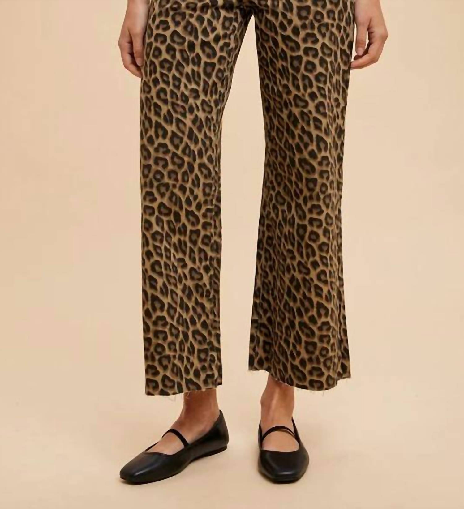 Anniewear The Lea High Rise Jeans Leopard