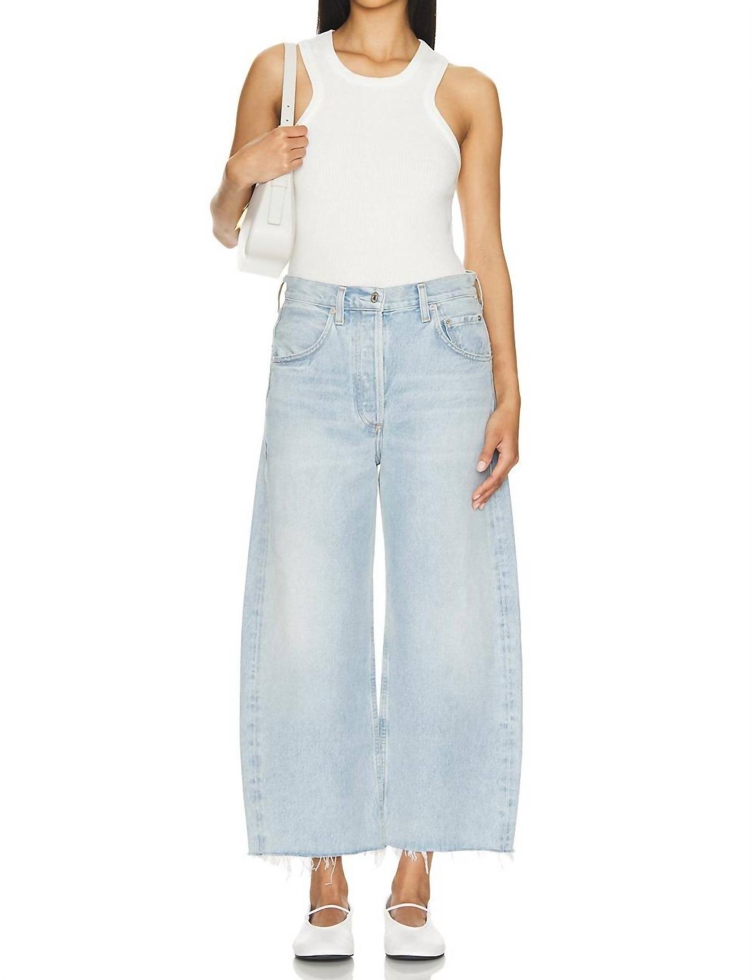 Citizens Of Humanity ayla raw hem crop jeans Freshwater - Picture 5 of 11