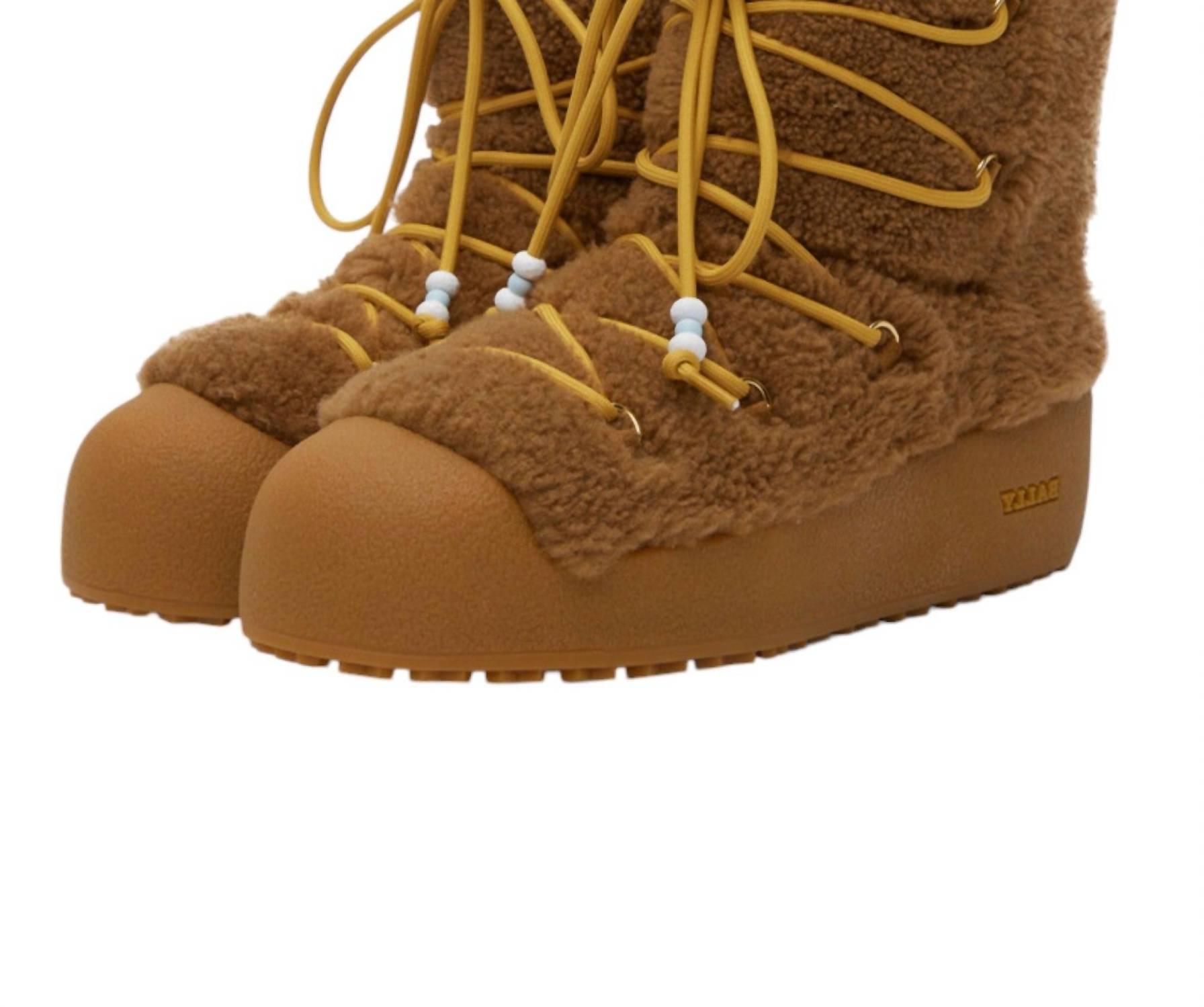 NEW BALLY men\'s corviglia fur boots in camel Bally Bally FW22 Tan Corviglia Shearling Boots | Grailed main image 2