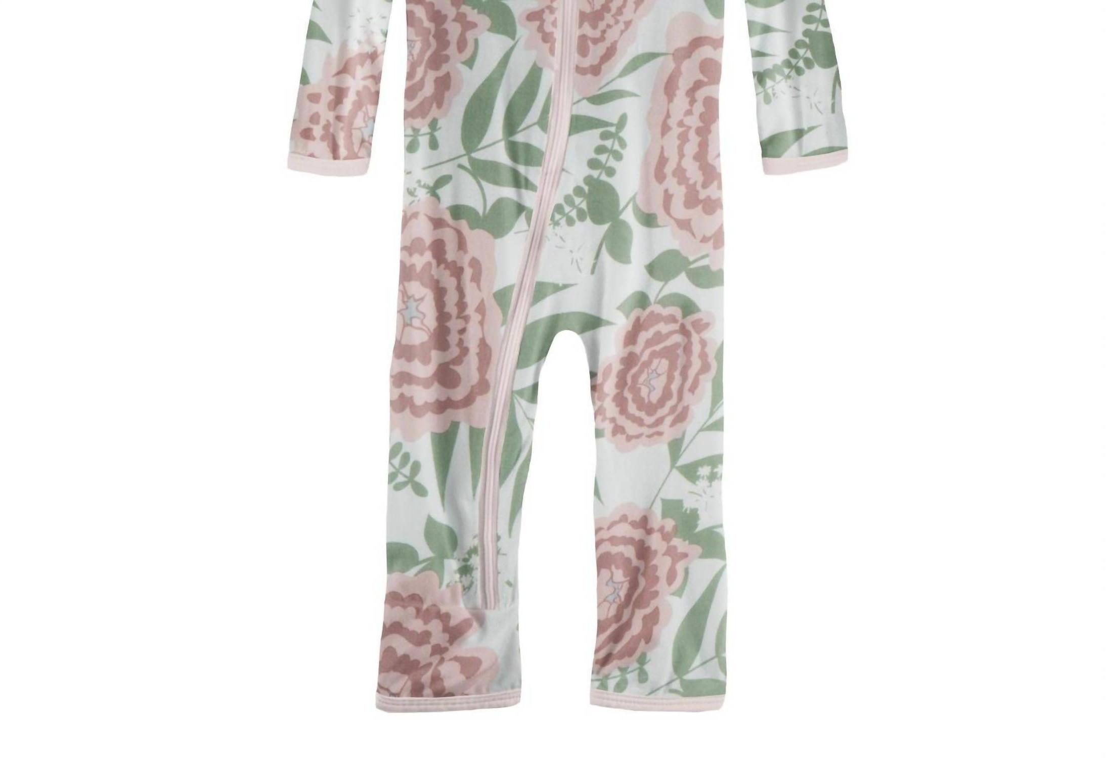 Kickee baby infant pants coverall Fresh Air Florist - Picture 2 of 4