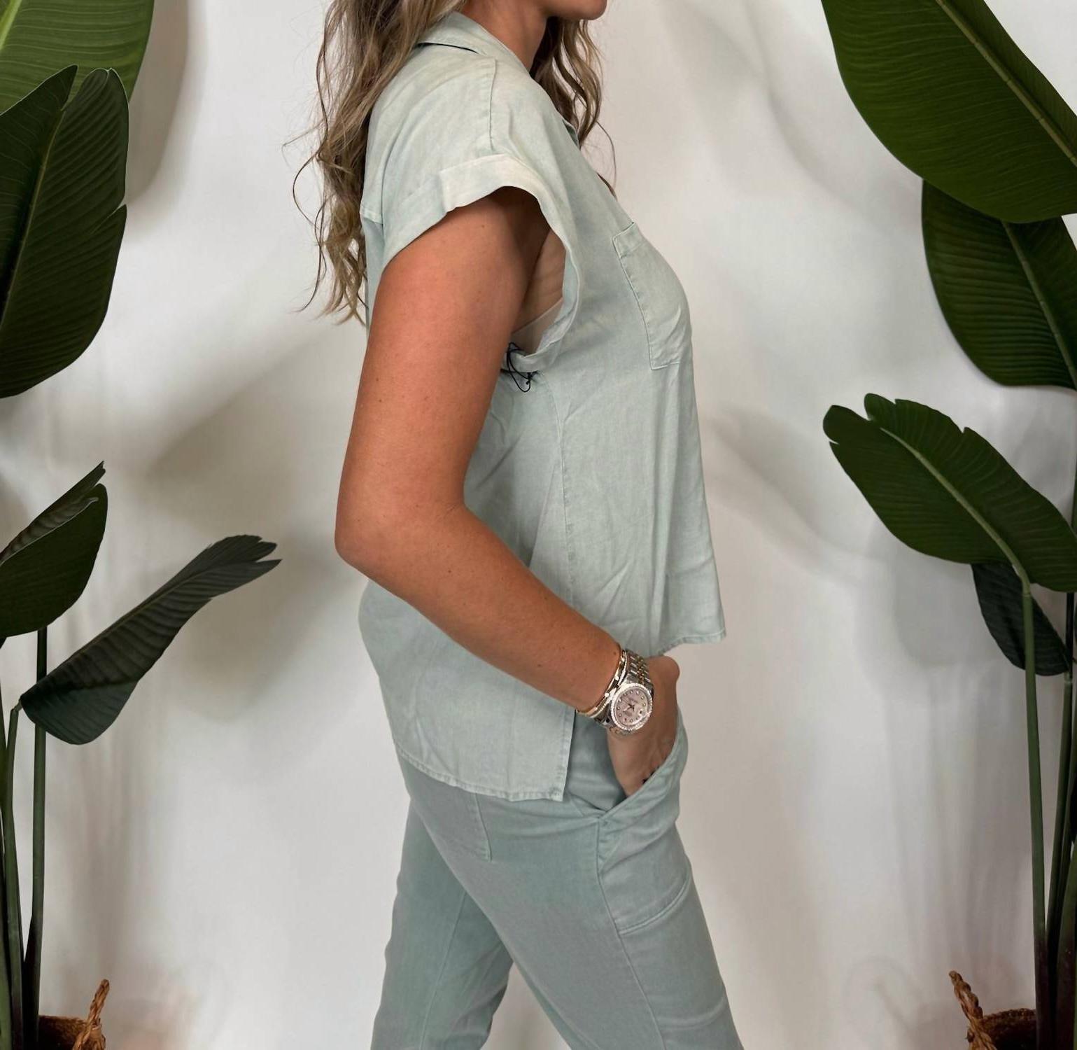 Bella Dahl 2 pocket shirt Oasis - Picture 4 of 6