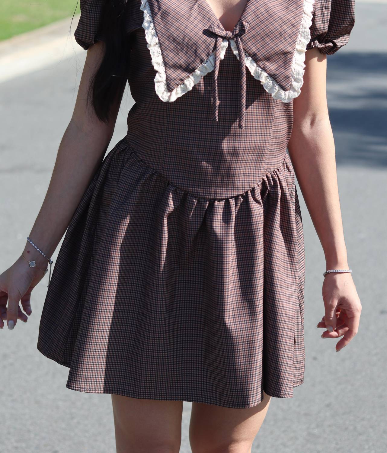 Sundayup Ayla Mini Dress Brown