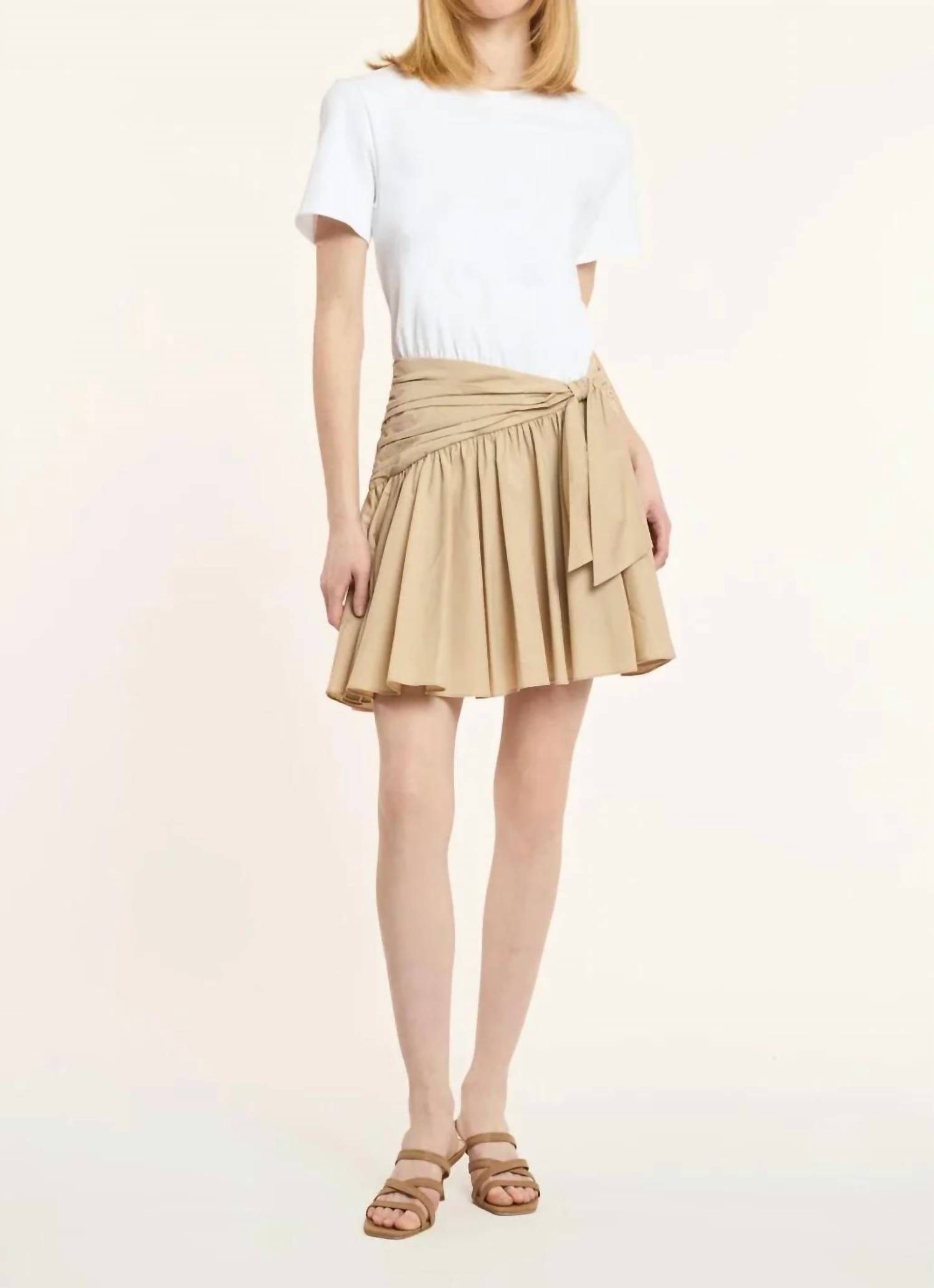 Cinq A Sept Leslie Mini Dress White/khaki