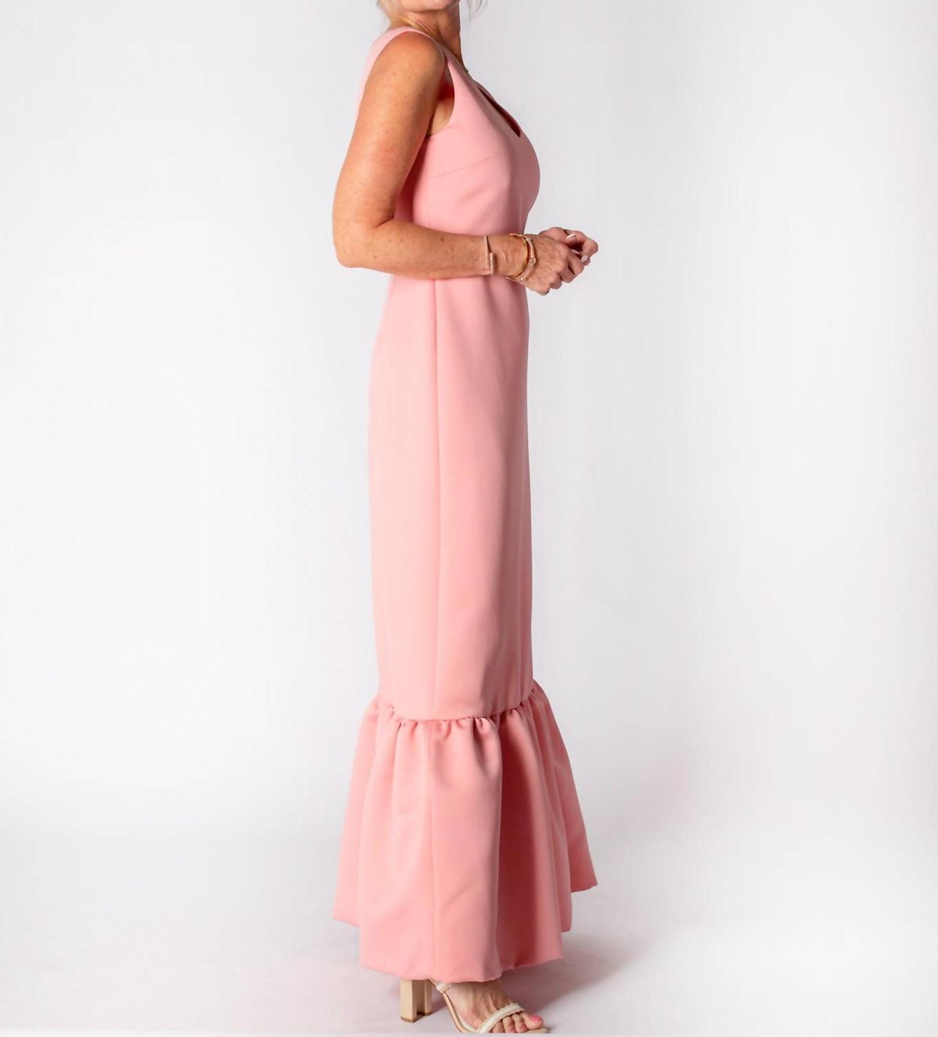 Camilyn Beth Venus Satin Gown Dusty Pink - Picture 3 of 16