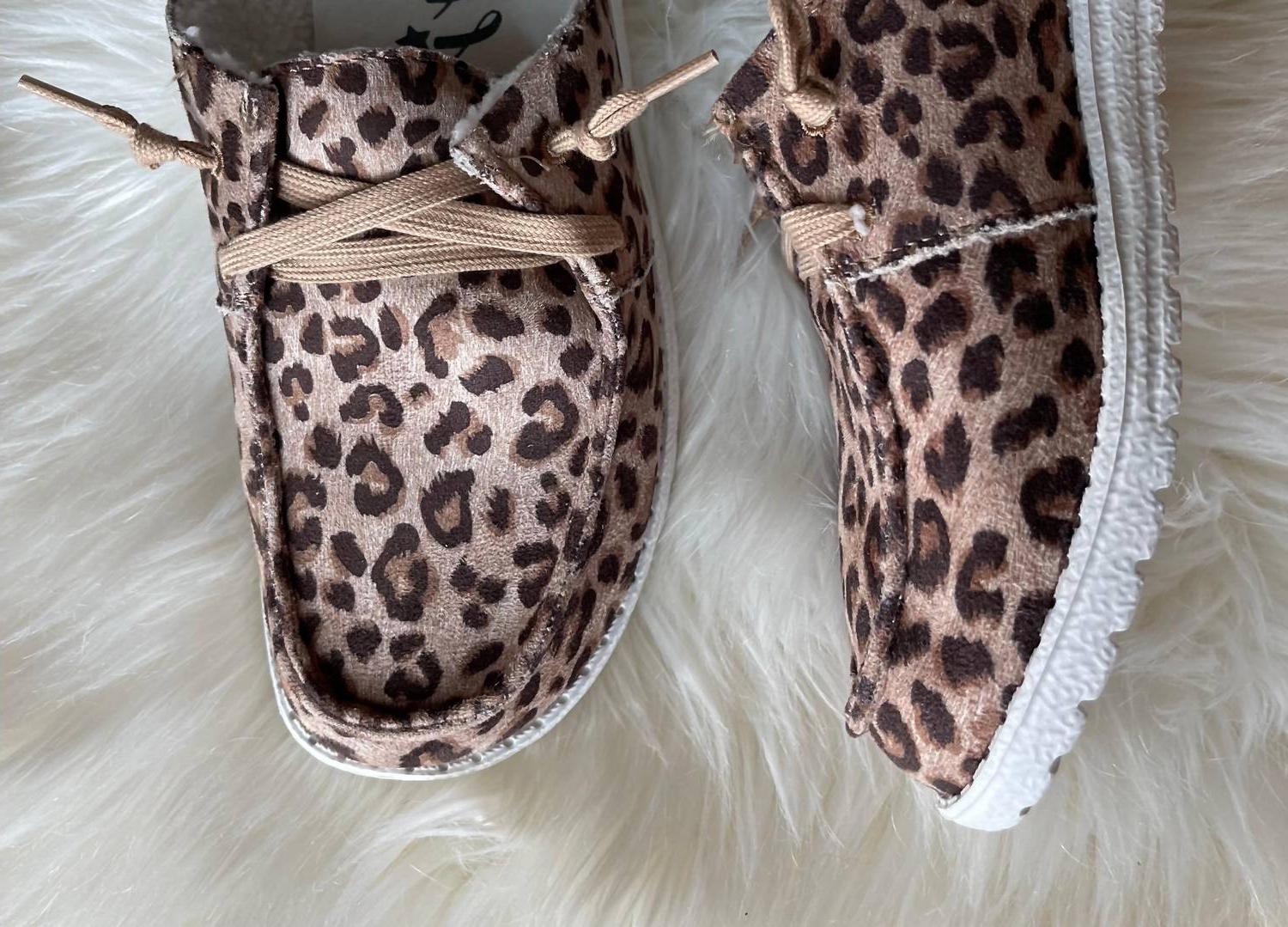 Gypsy Jazz women's brooklyn sneakers Leopard - Picture 3 of 13