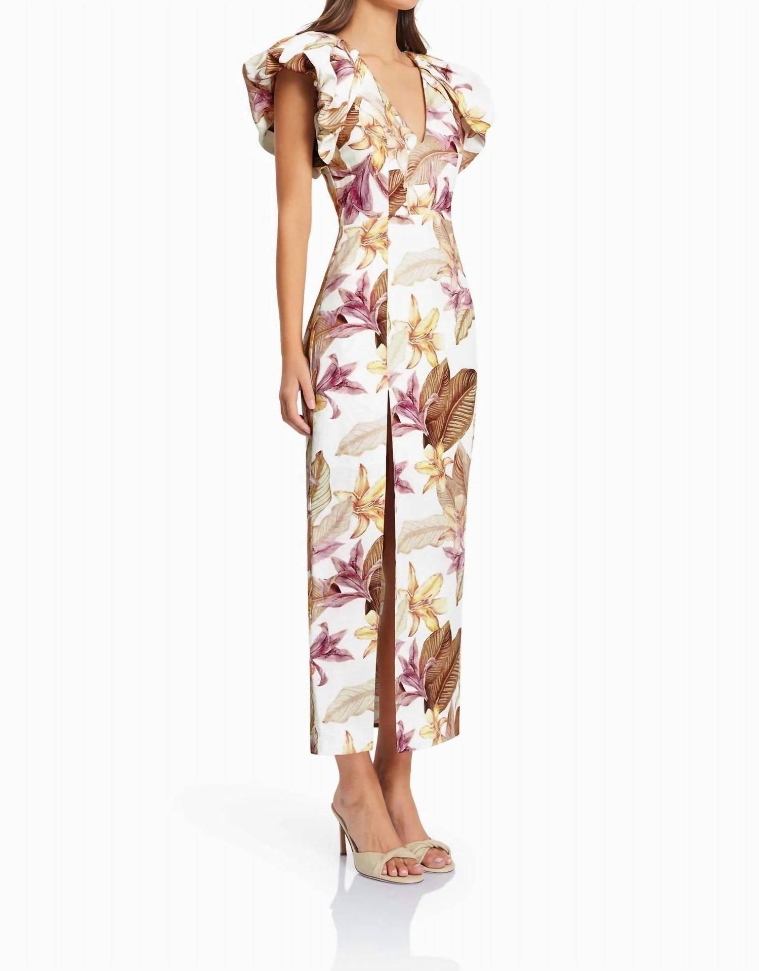 Elliatt Meadow Midi Dress Multi - Picture 4 of 26