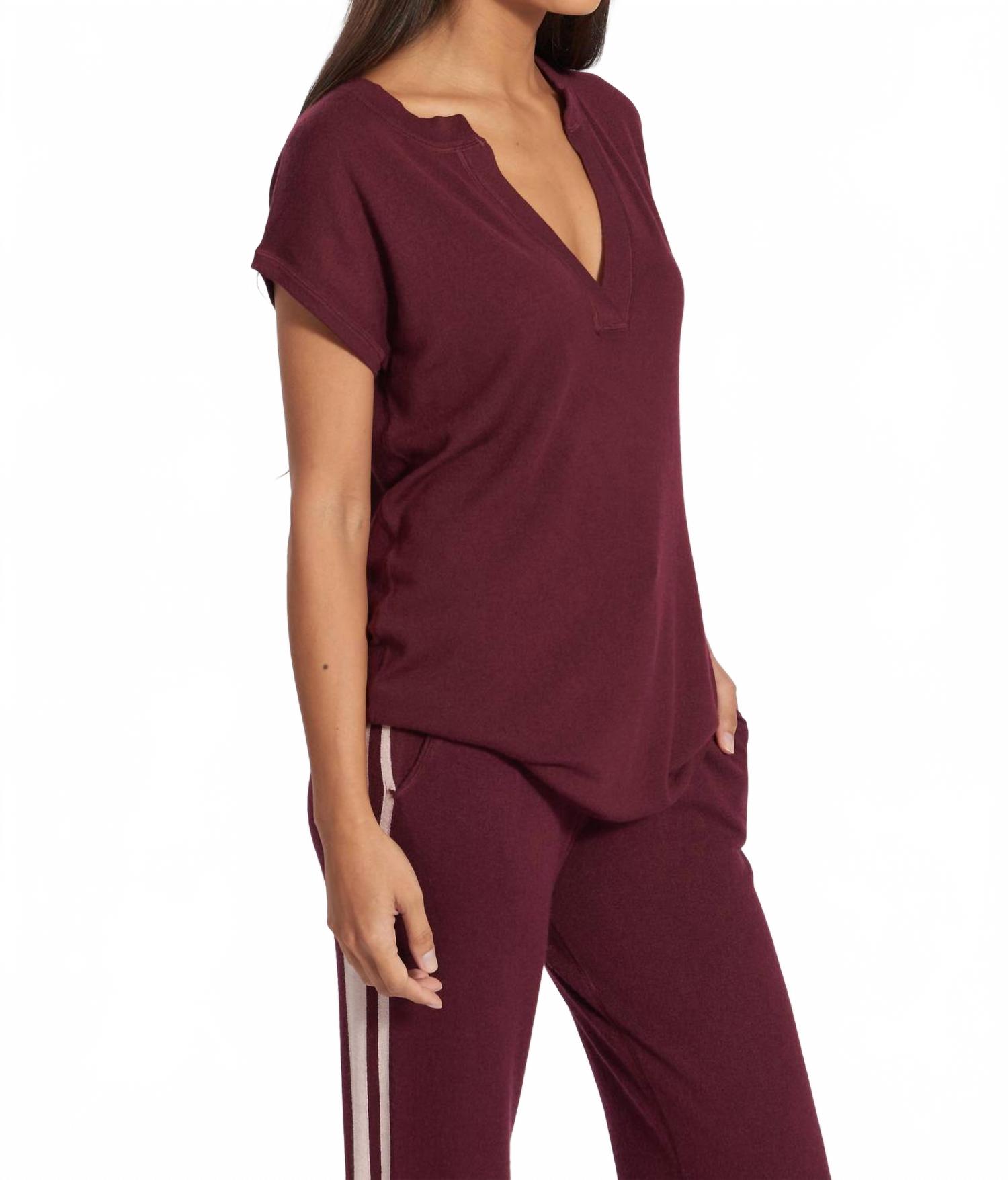 Leimere Rio Tee Burgundy - Bild 3 von 13
