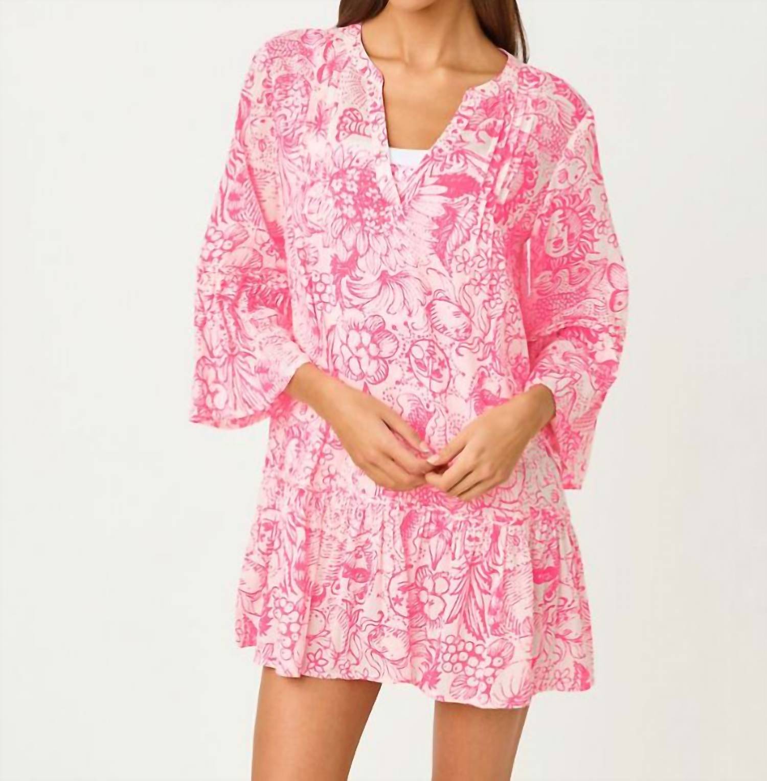 Lilly Pulitzer Livana Cover Up Pink