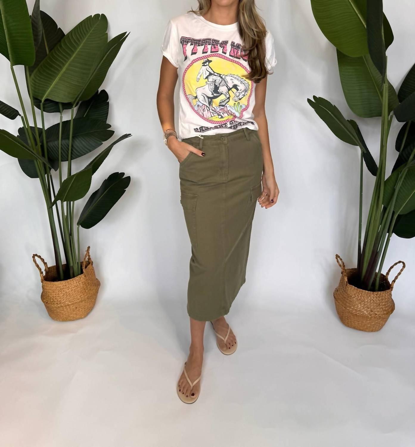 By Together cargo skirt Olive - Picture 5 of 6