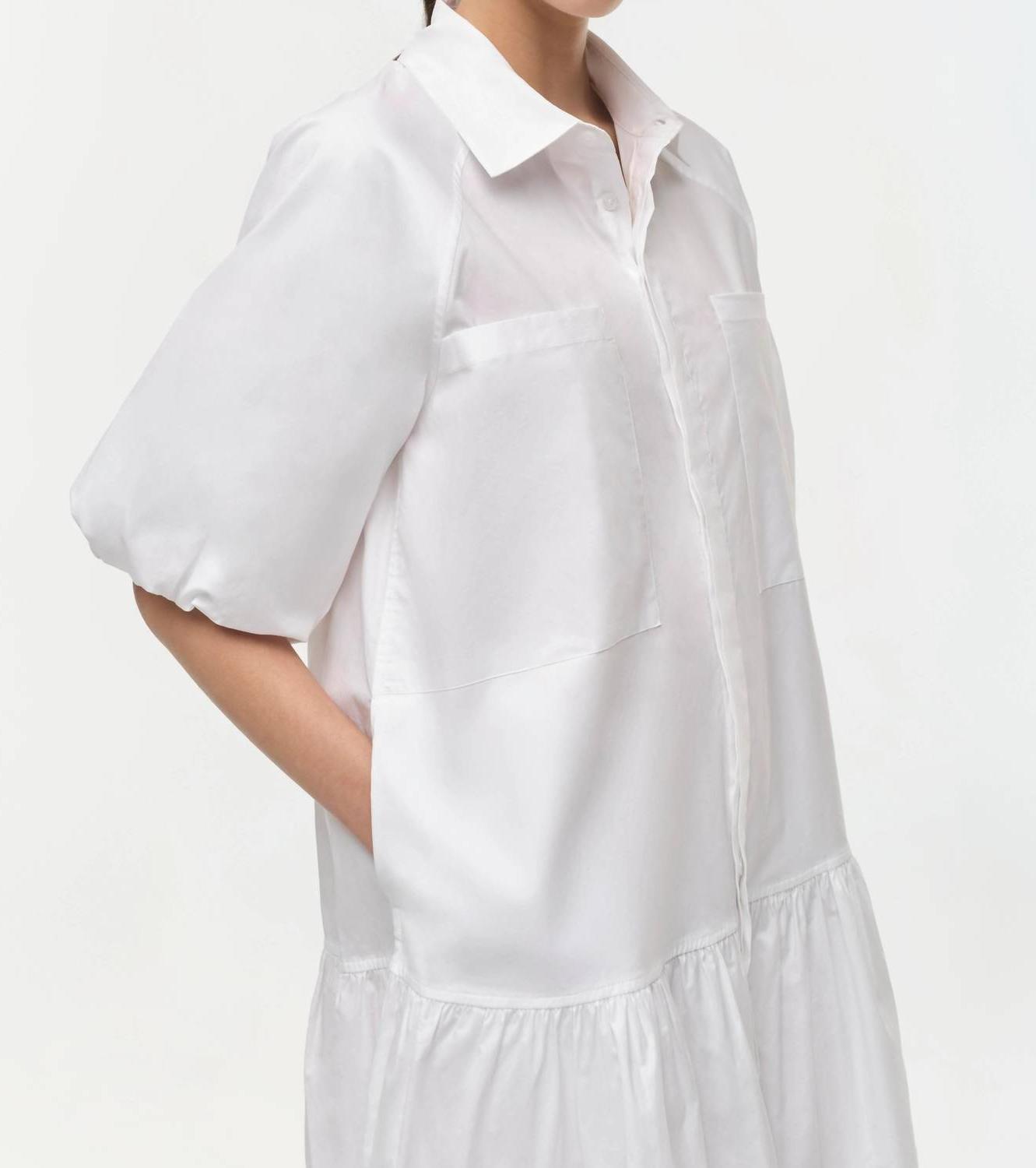 Simkhai Crissy Mini Dress White - Picture 5 of 9