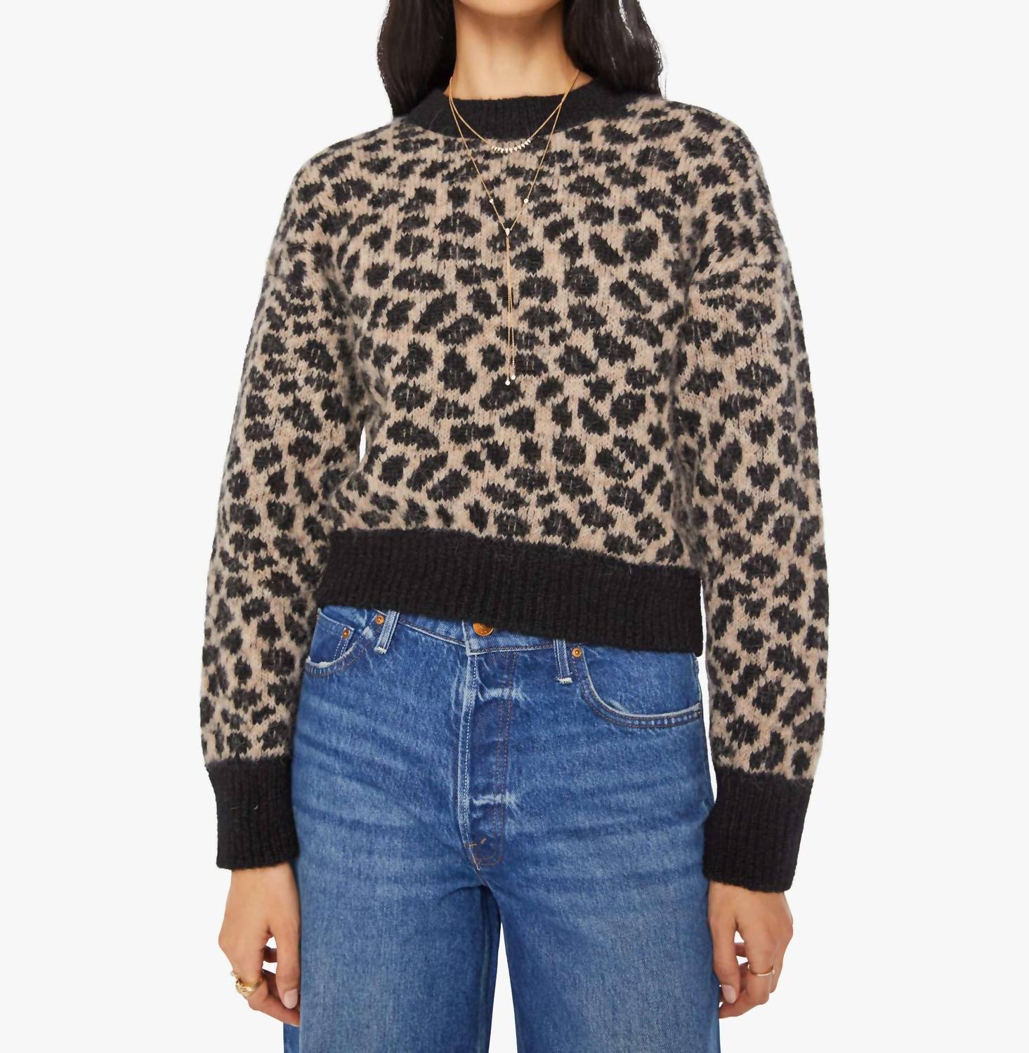Mother Itsy Crop Jumper Sweater Spotted At The Front Row
