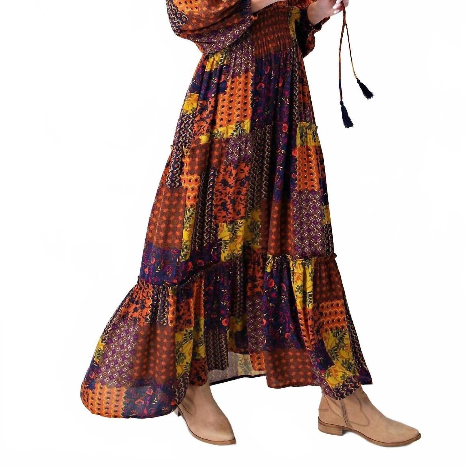 Easel Evelyn Maxi Dress Golden Olive - Picture 3 of 13