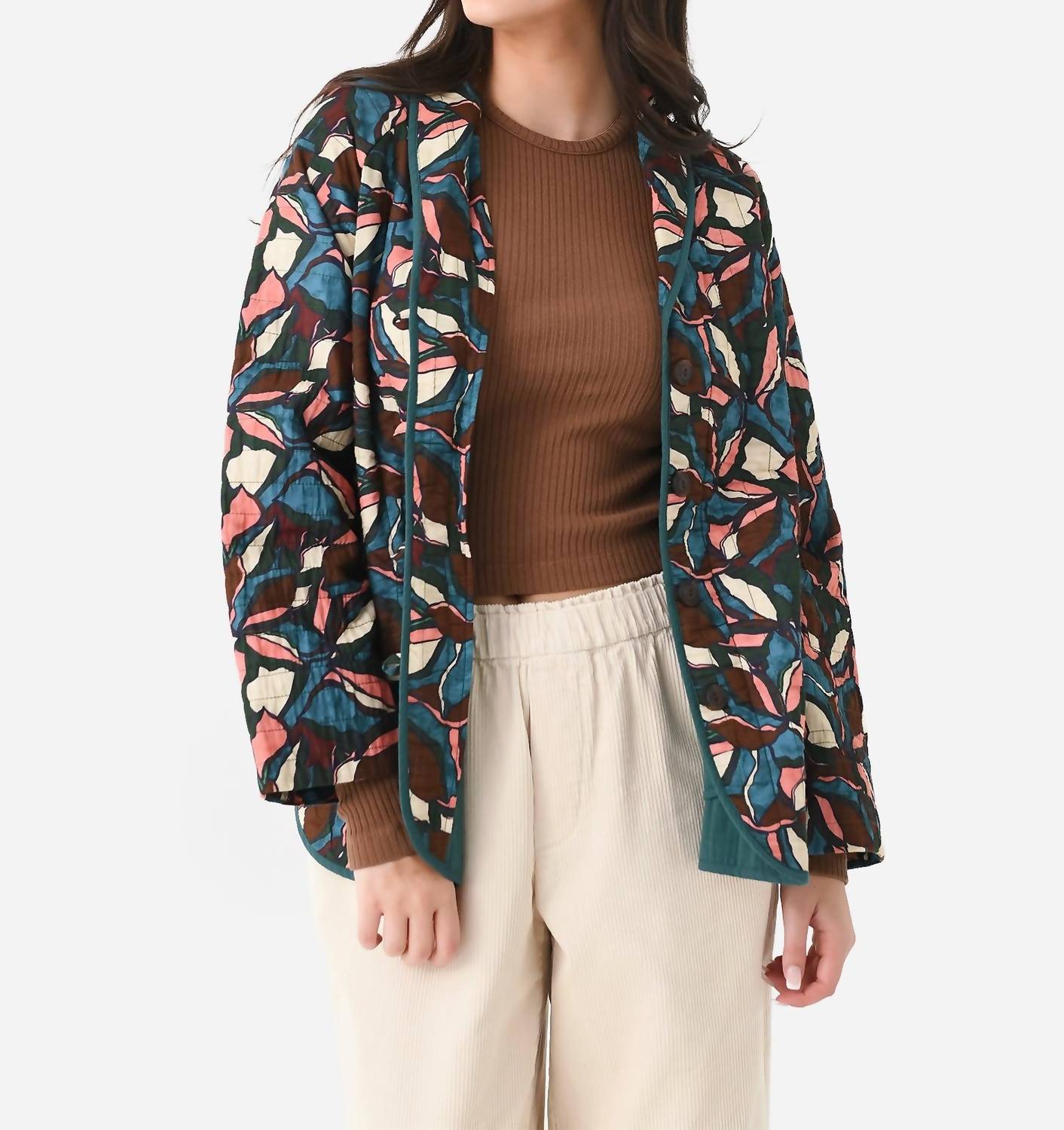 Pre-owned Trovata Hollis Jacket In Laurel Leaf In Blue