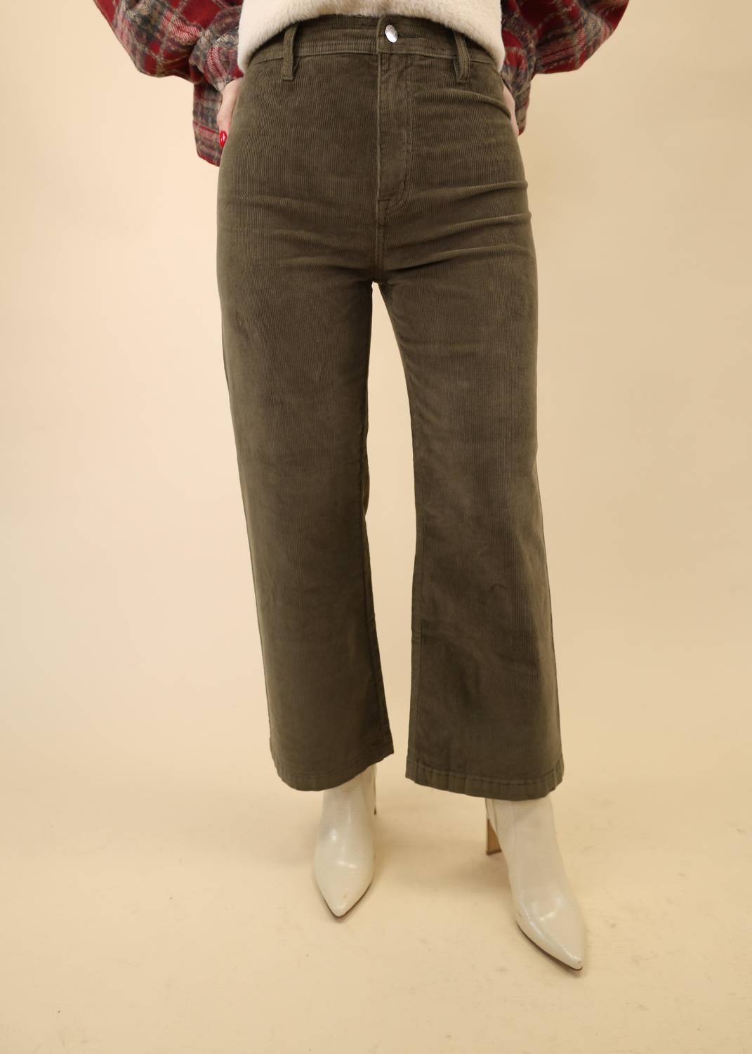 Pistola Penny High Rise Crop Pant Sequoia