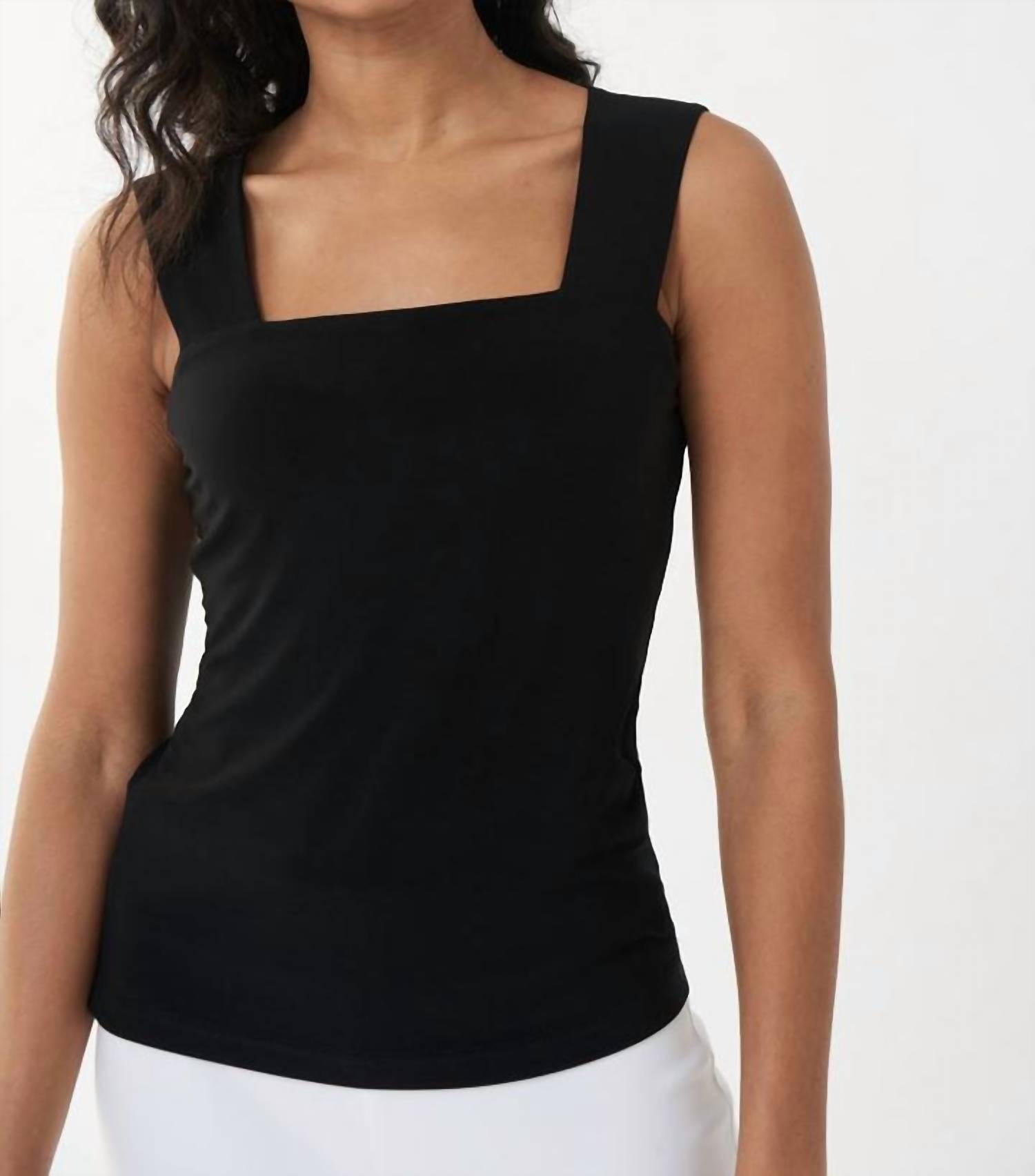 Joseph Ribkoff Square Neck Cami Top Black